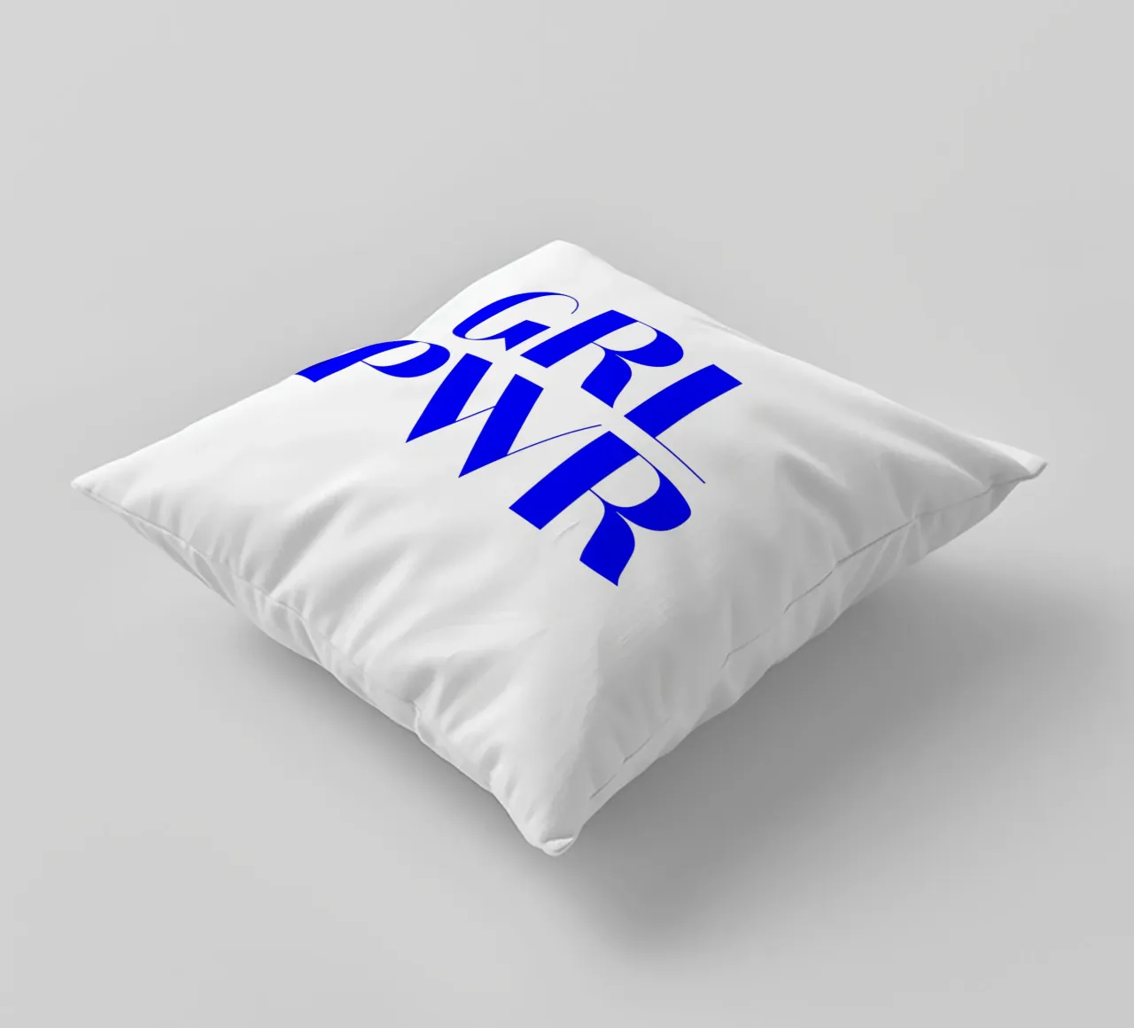 GRL PWR, citation d'une déclaration de motivation coussin de The True Type