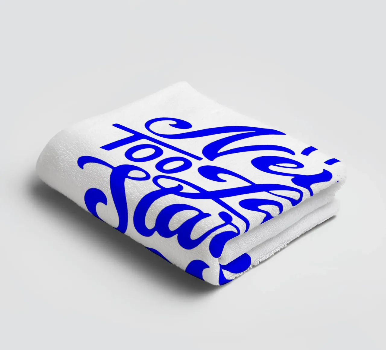 It’s never too late to start something new, quote towel by The True Type