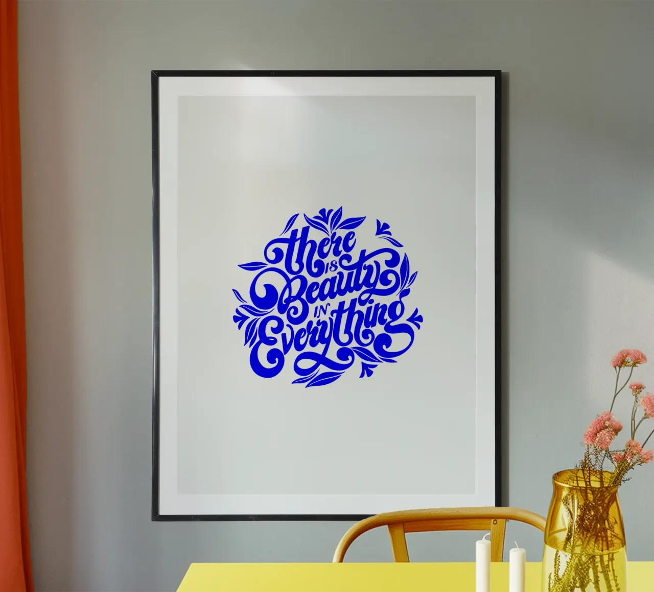 il y a de la beauté dans tout, déclaration de motivation poster de The True Type