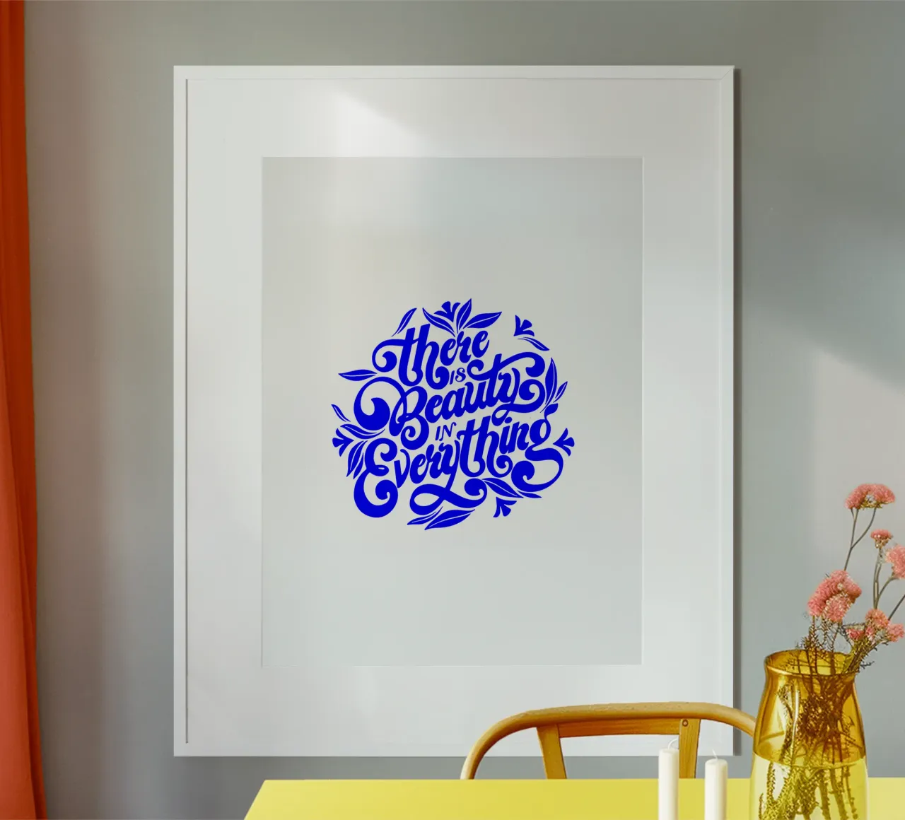 il y a de la beauté dans tout, déclaration de motivation poster de The True Type