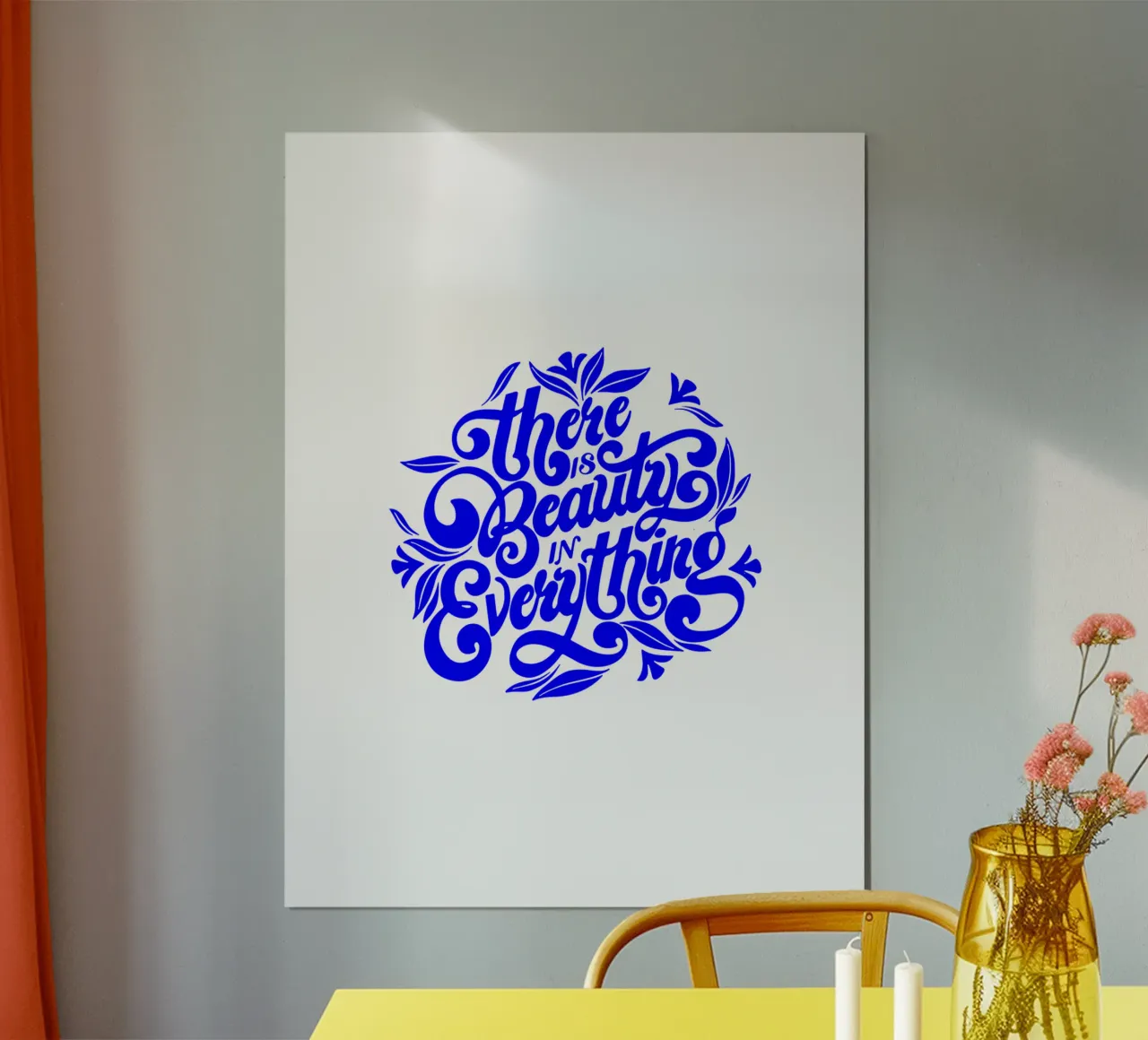 il y a de la beauté dans tout, déclaration de motivation poster de The True Type