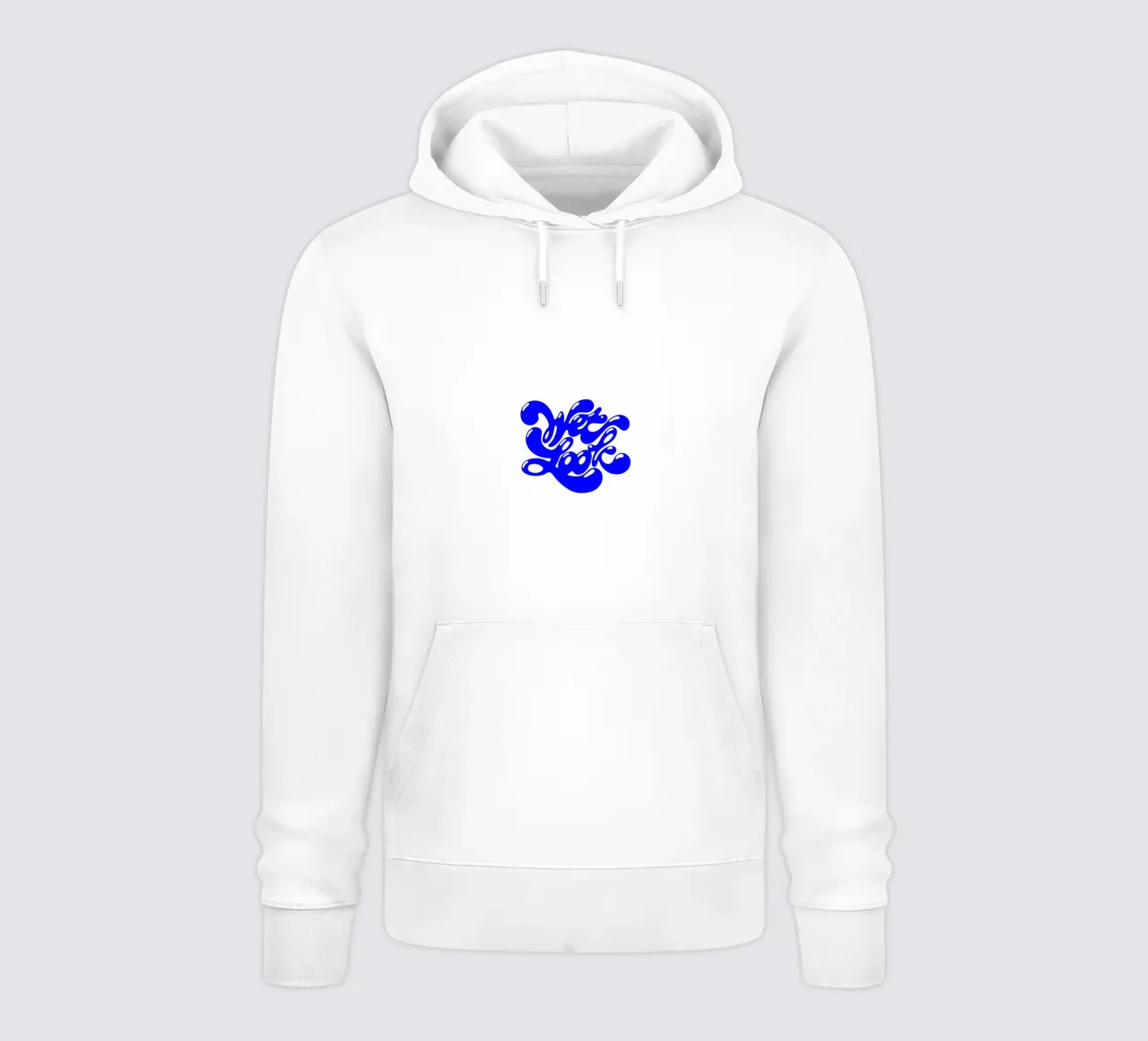aspecto mojado, tipografía de declaración sudadera con capucha de The True Type