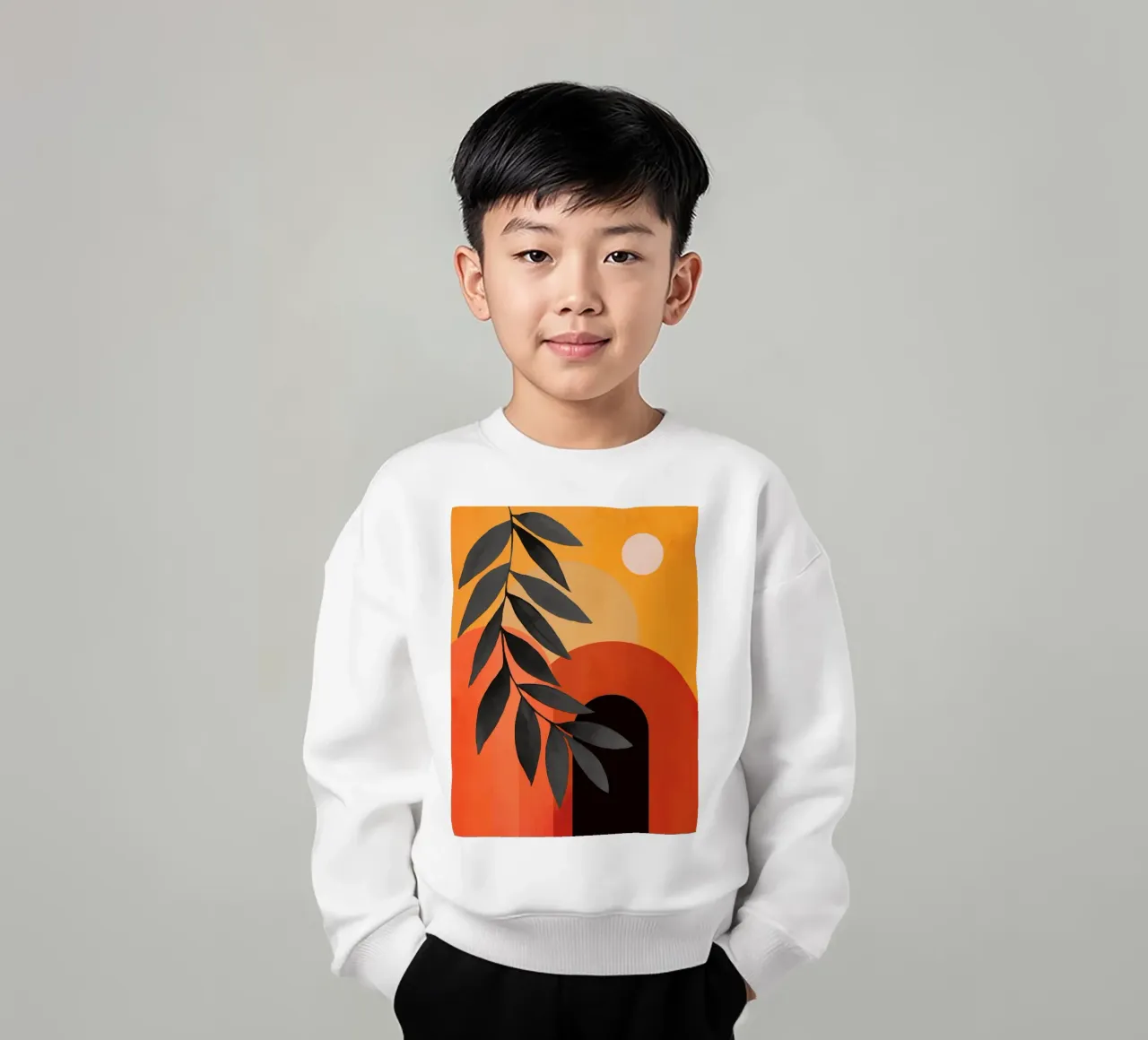 Geometria tropicale 36 felpa bambino da Gaite
