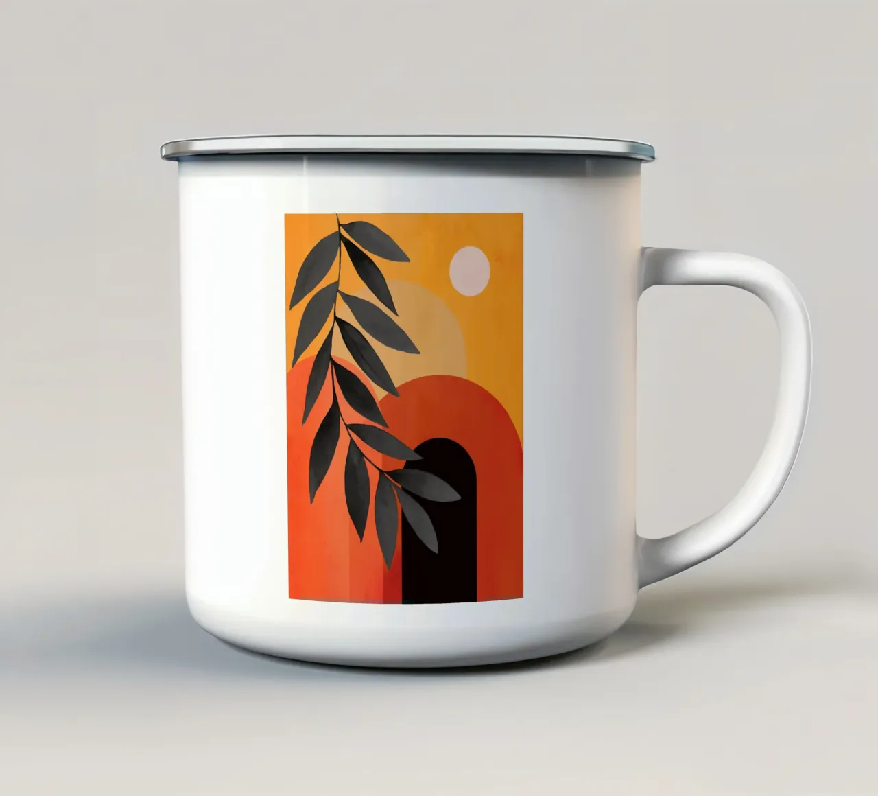 Geometria tropicale 36 tazza in smalto da Gaite