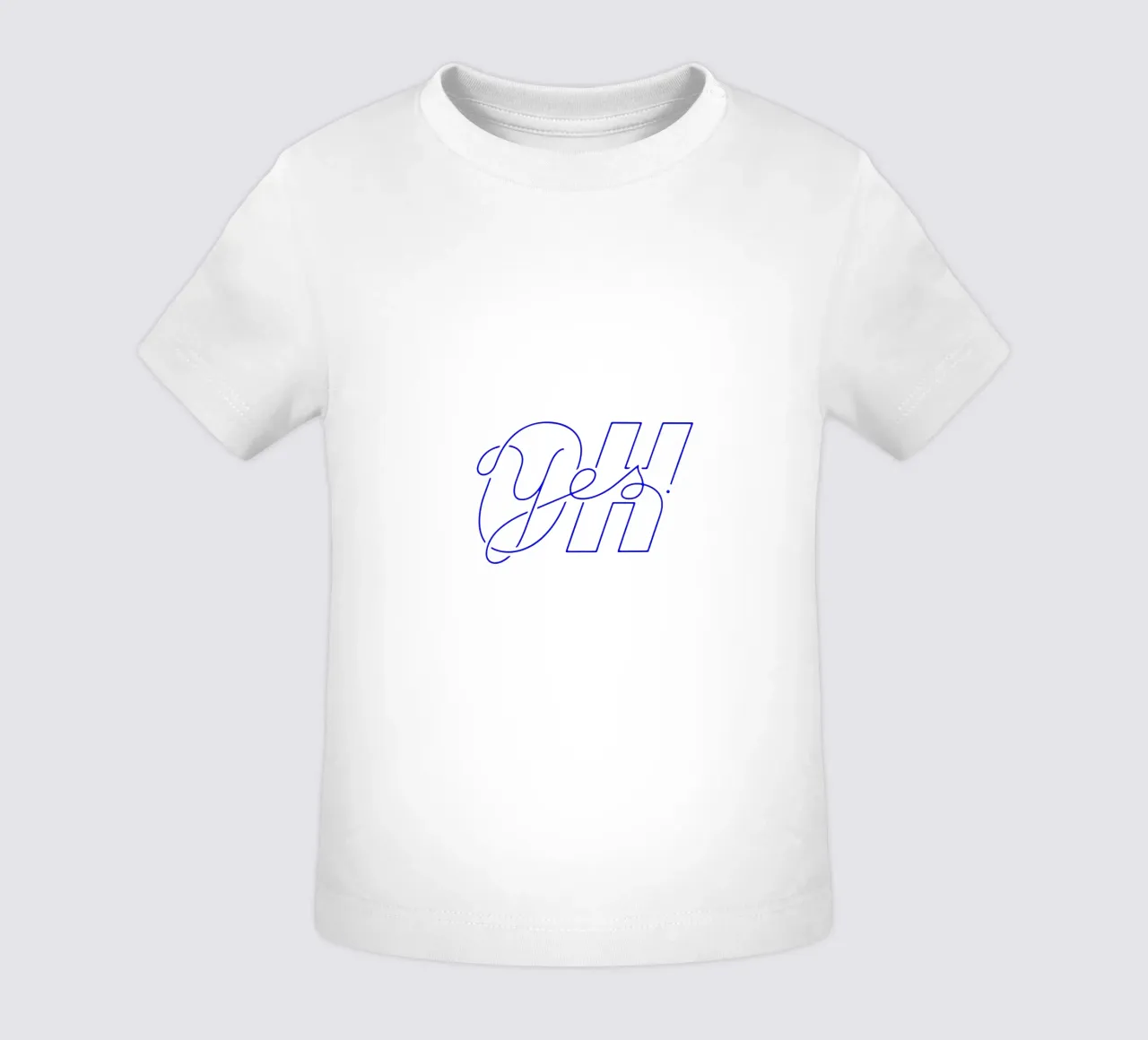 oh oui, citation d'une déclaration de motivation t-shirt pour bébé de The True Type