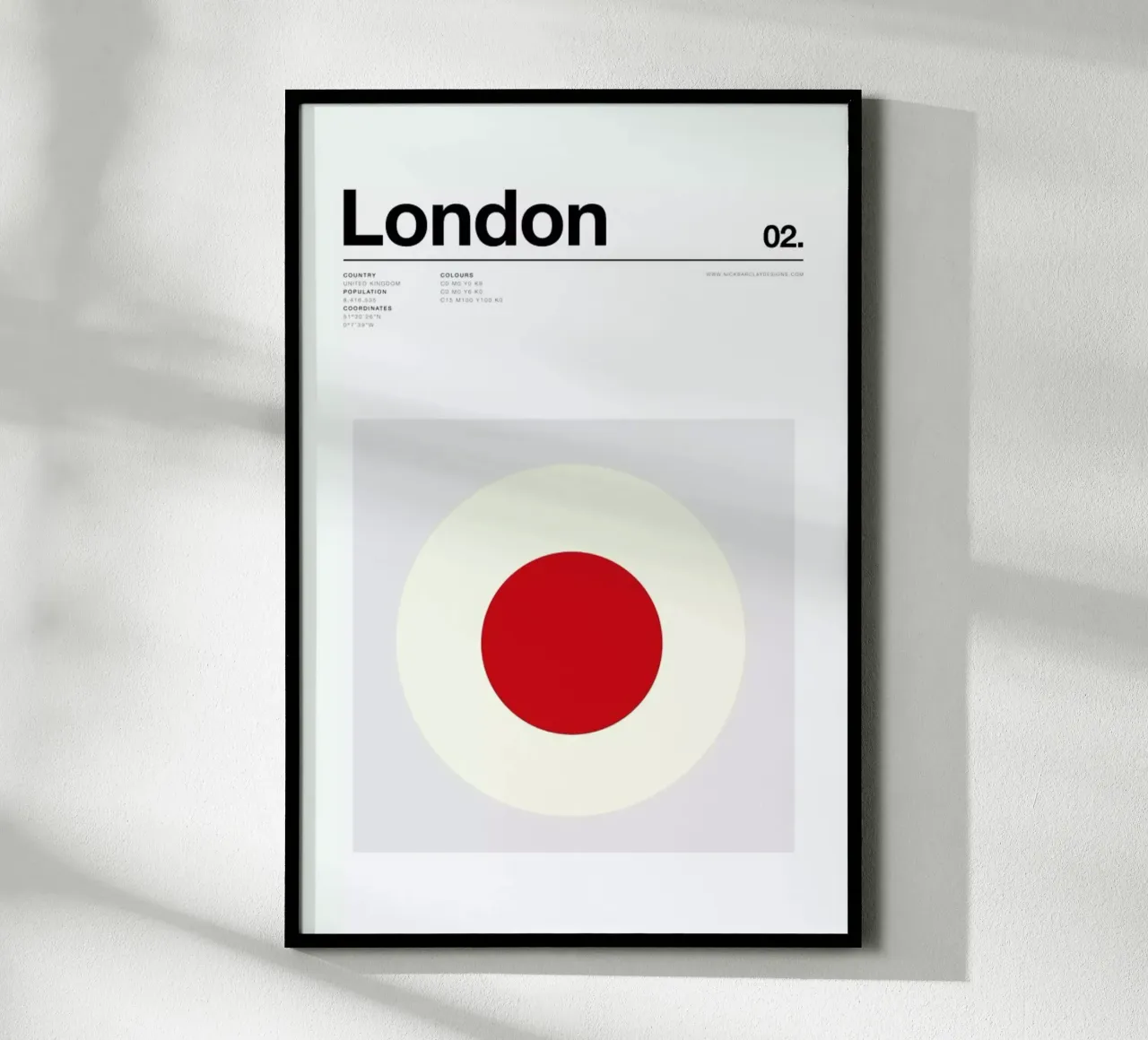 London Poster von Nick Barclay