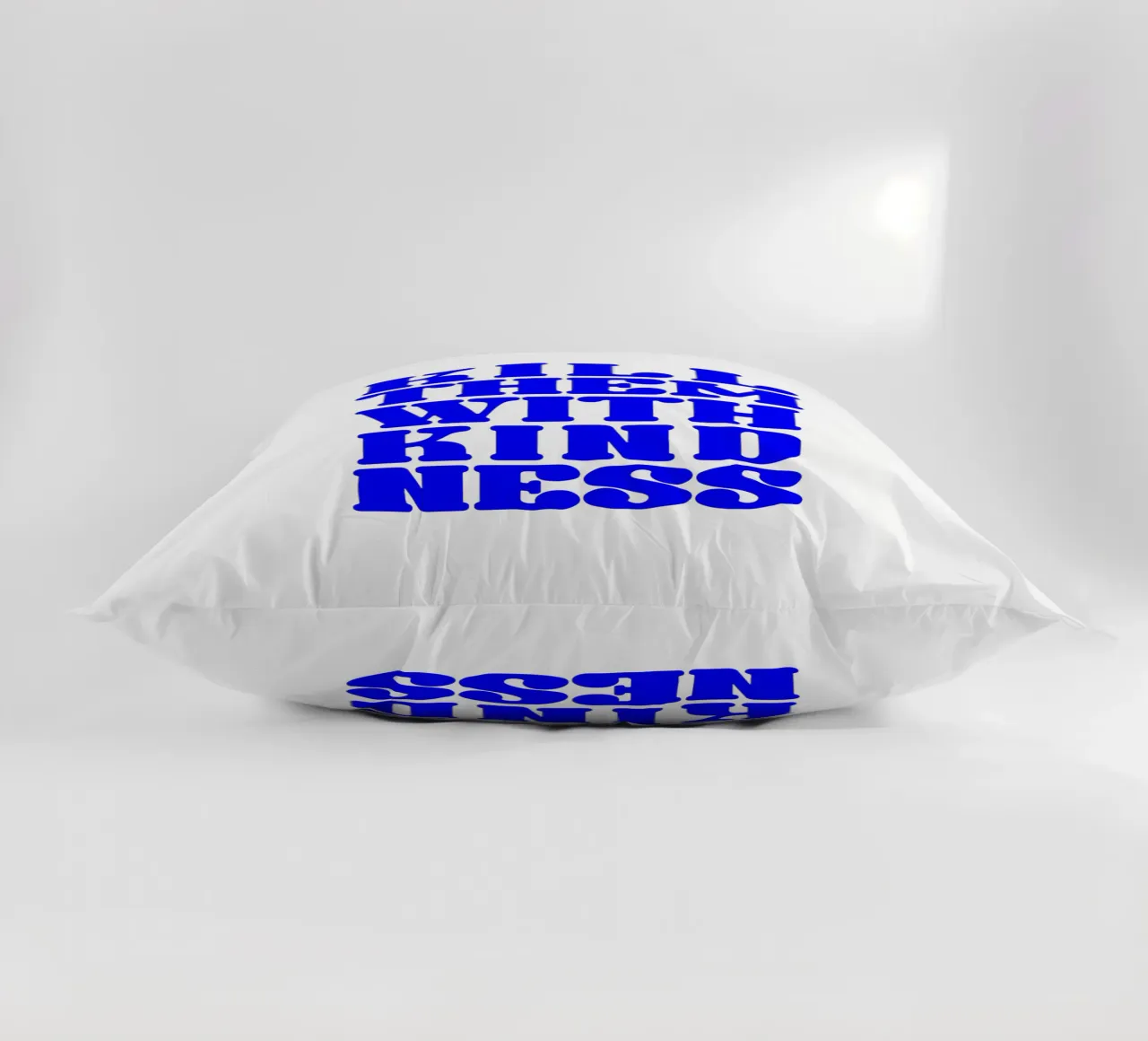 kill them with kindness, take your time, statement decorative cushion by The True Type