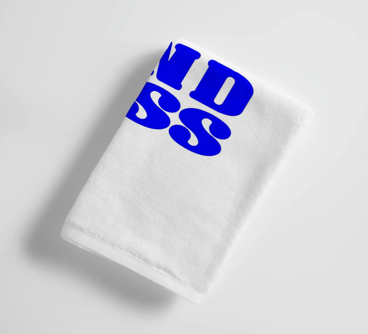 kill them with kindness, take your time, statement towel by The True Type