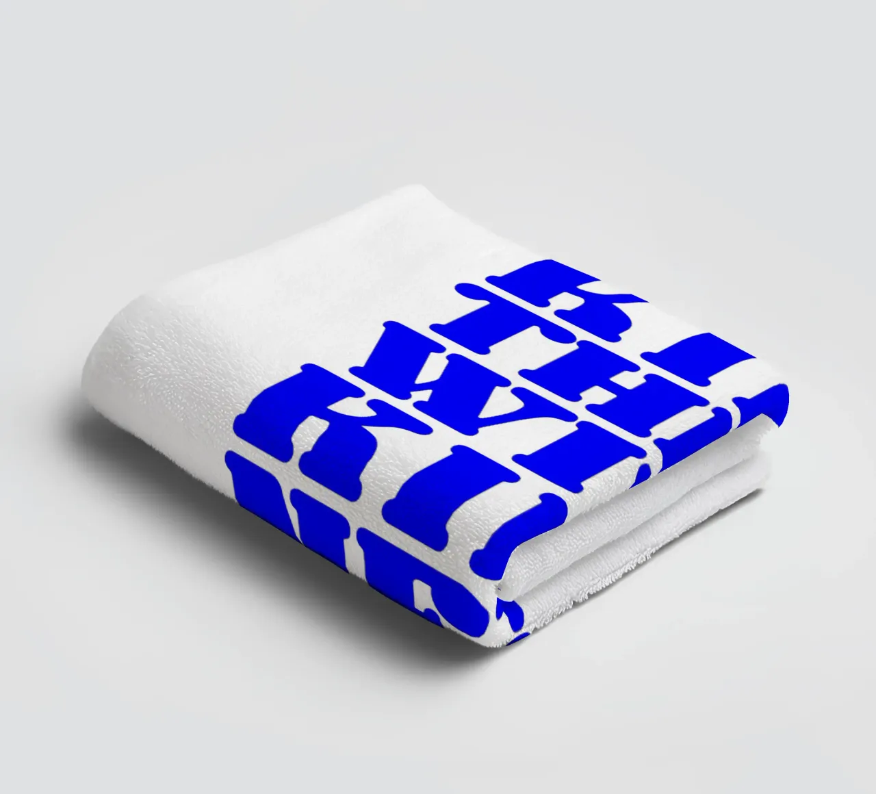 kill them with kindness, take your time, statement towel by The True Type