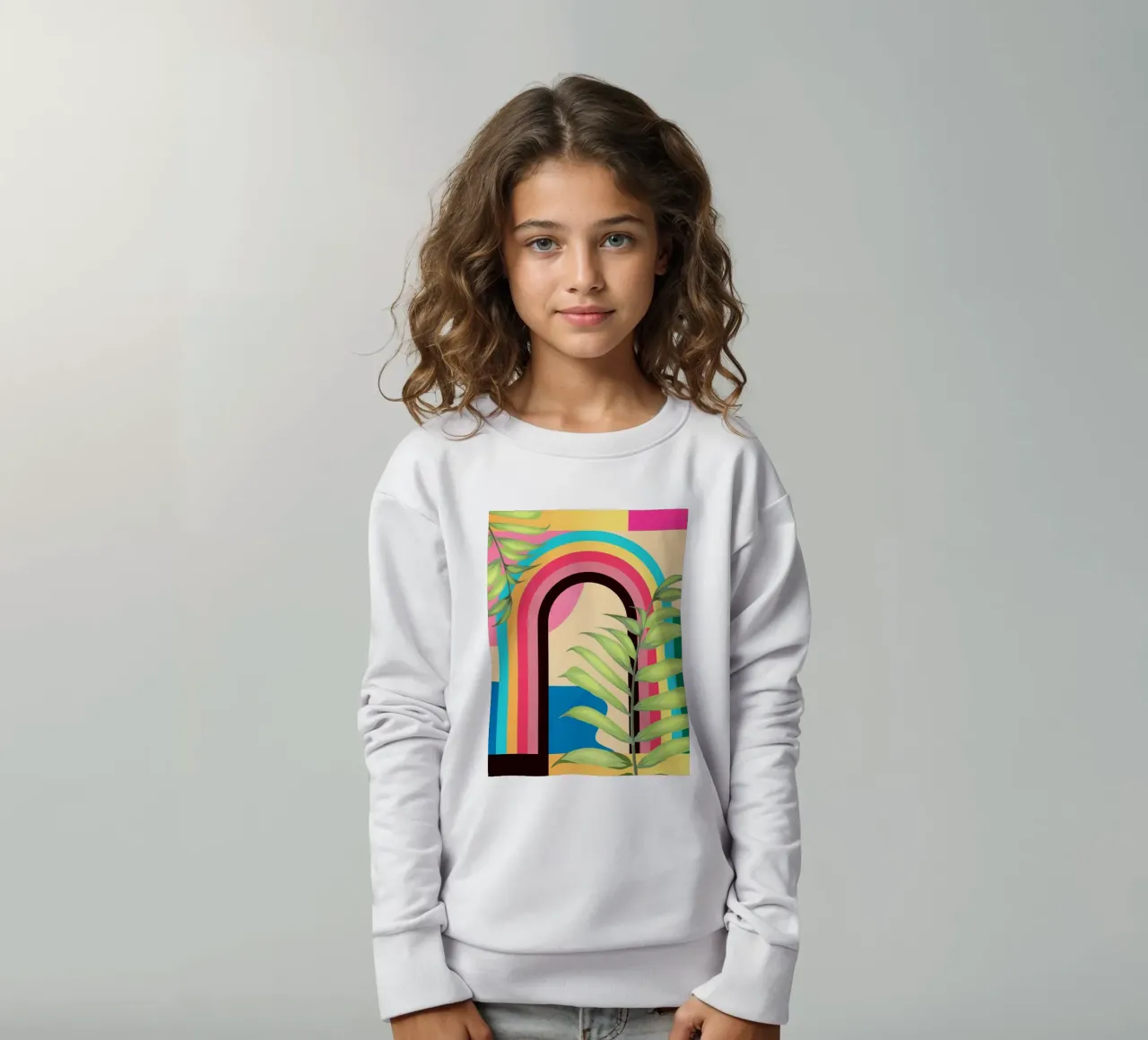 Geometria tropicale 38 felpa bambino da Gaite