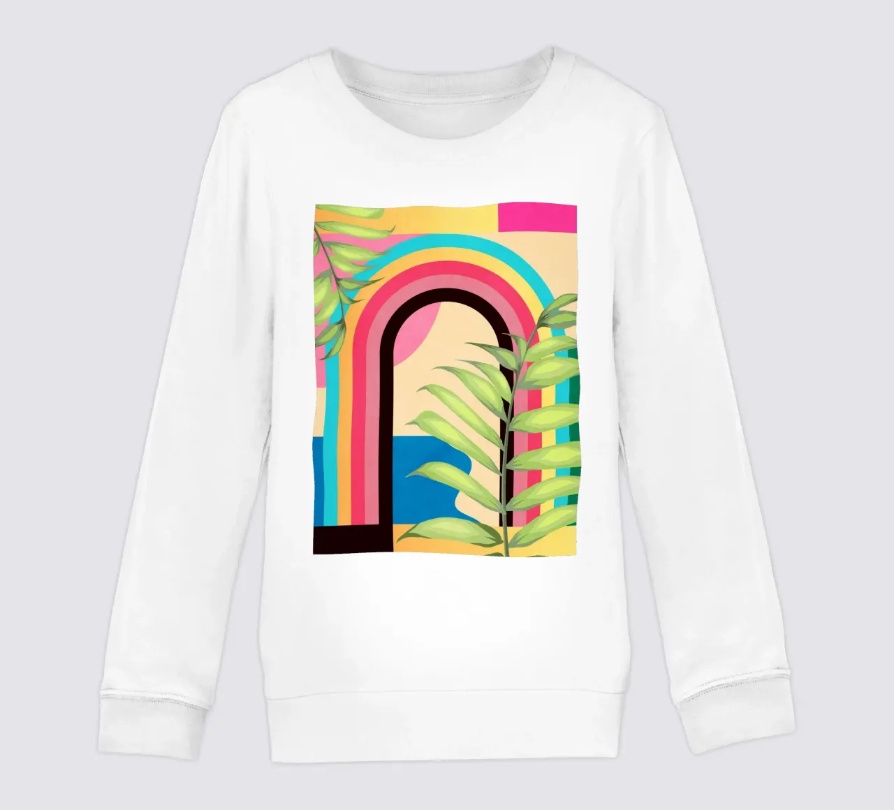 Geometria tropicale 38 felpa bambino da Gaite