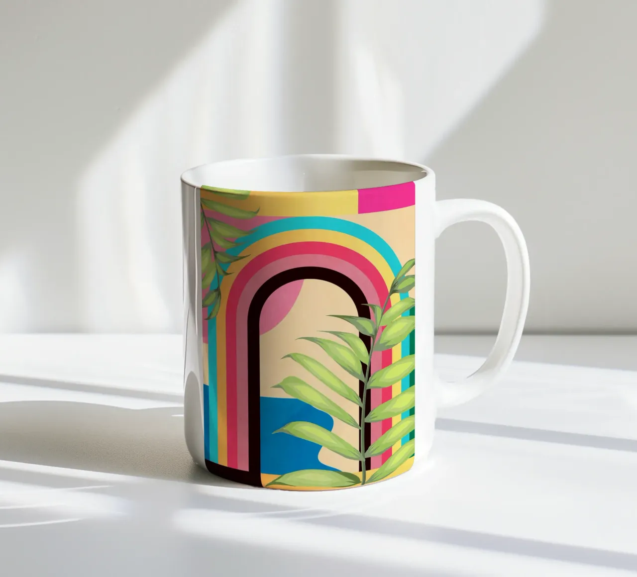 Geometria tropicale 38 tazza in ceramica da Gaite