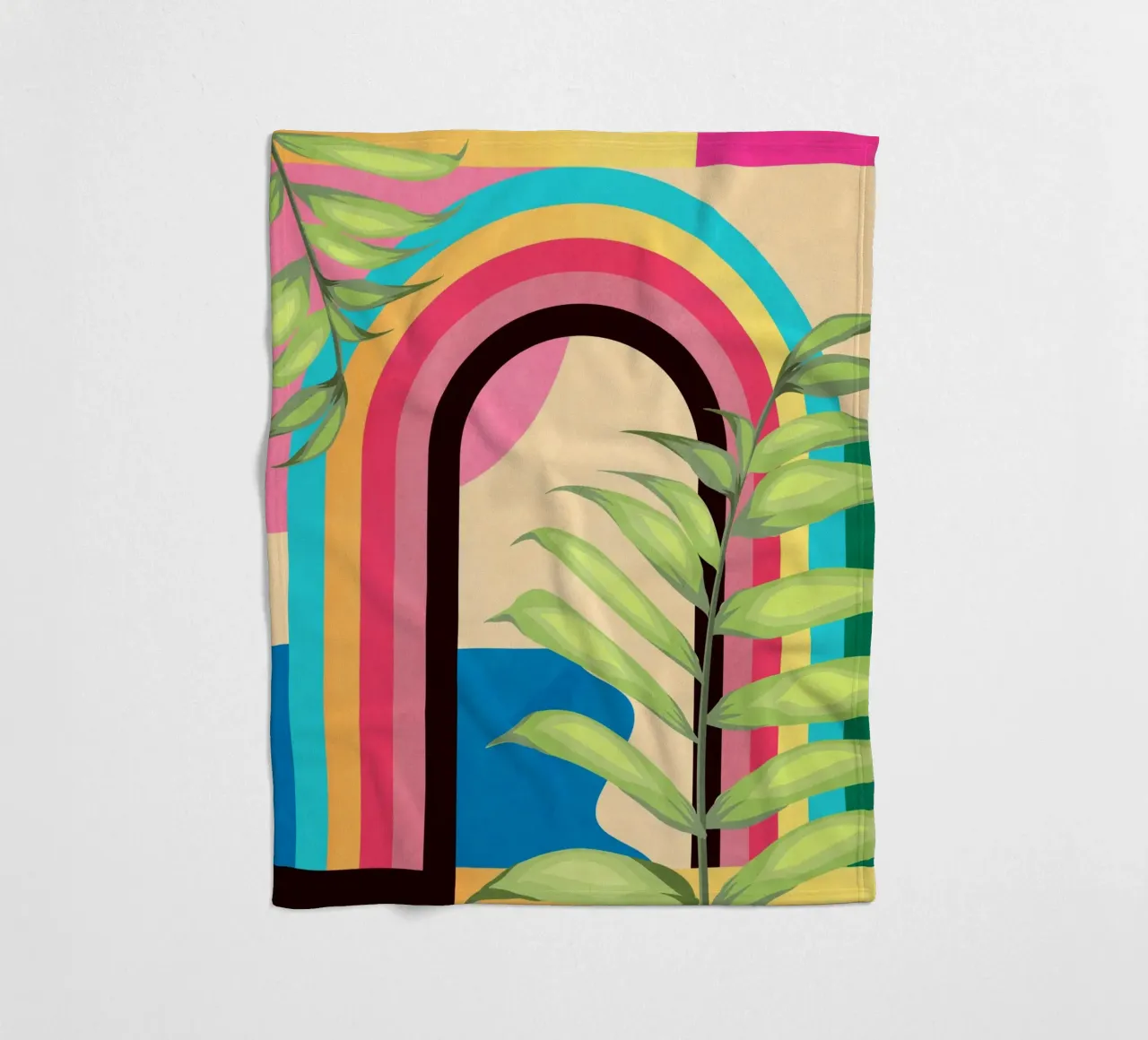 Geometria tropicale 38 coperta in pile da Gaite