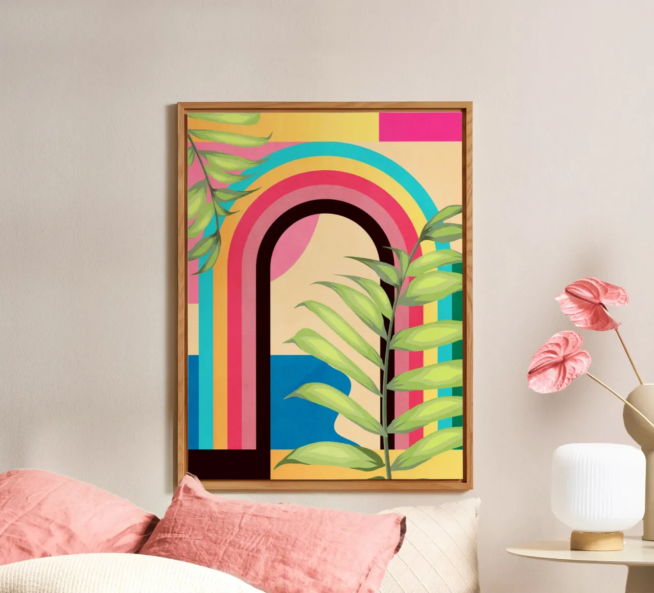 Geometria tropicale 38 alluminio dibond da Gaite
