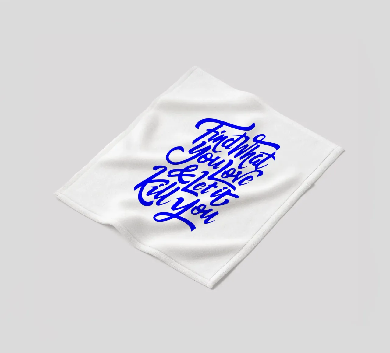 Finde, was du liebst, und lass es dich umbringen, Aussage Fleecedecke von The True Type