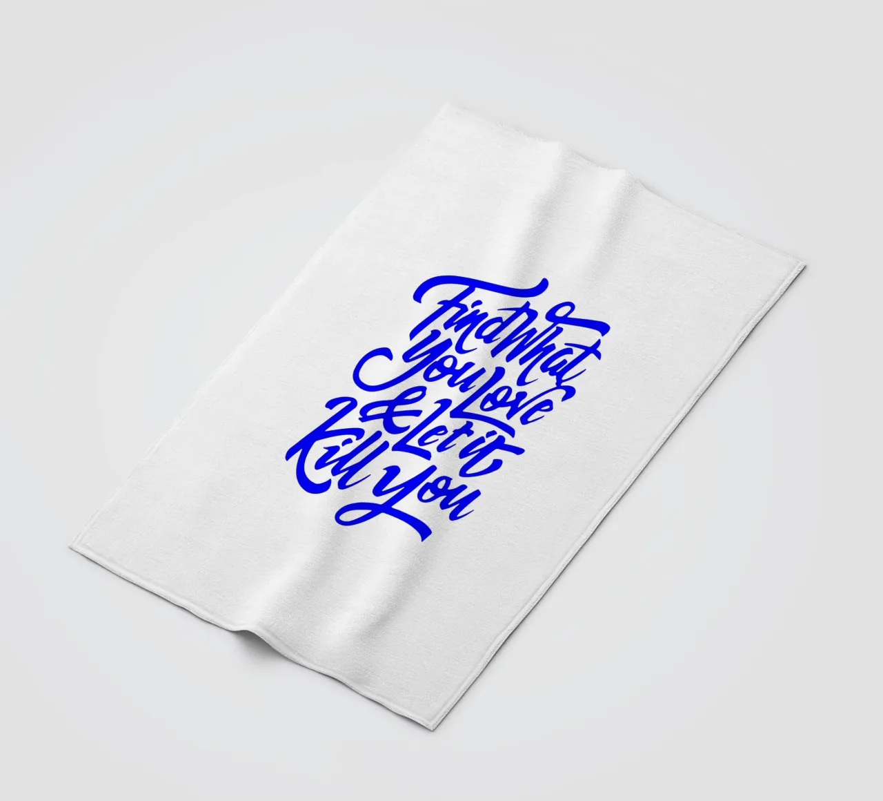 Finde, was du liebst, und lass es dich umbringen, Aussage Fleecedecke von The True Type