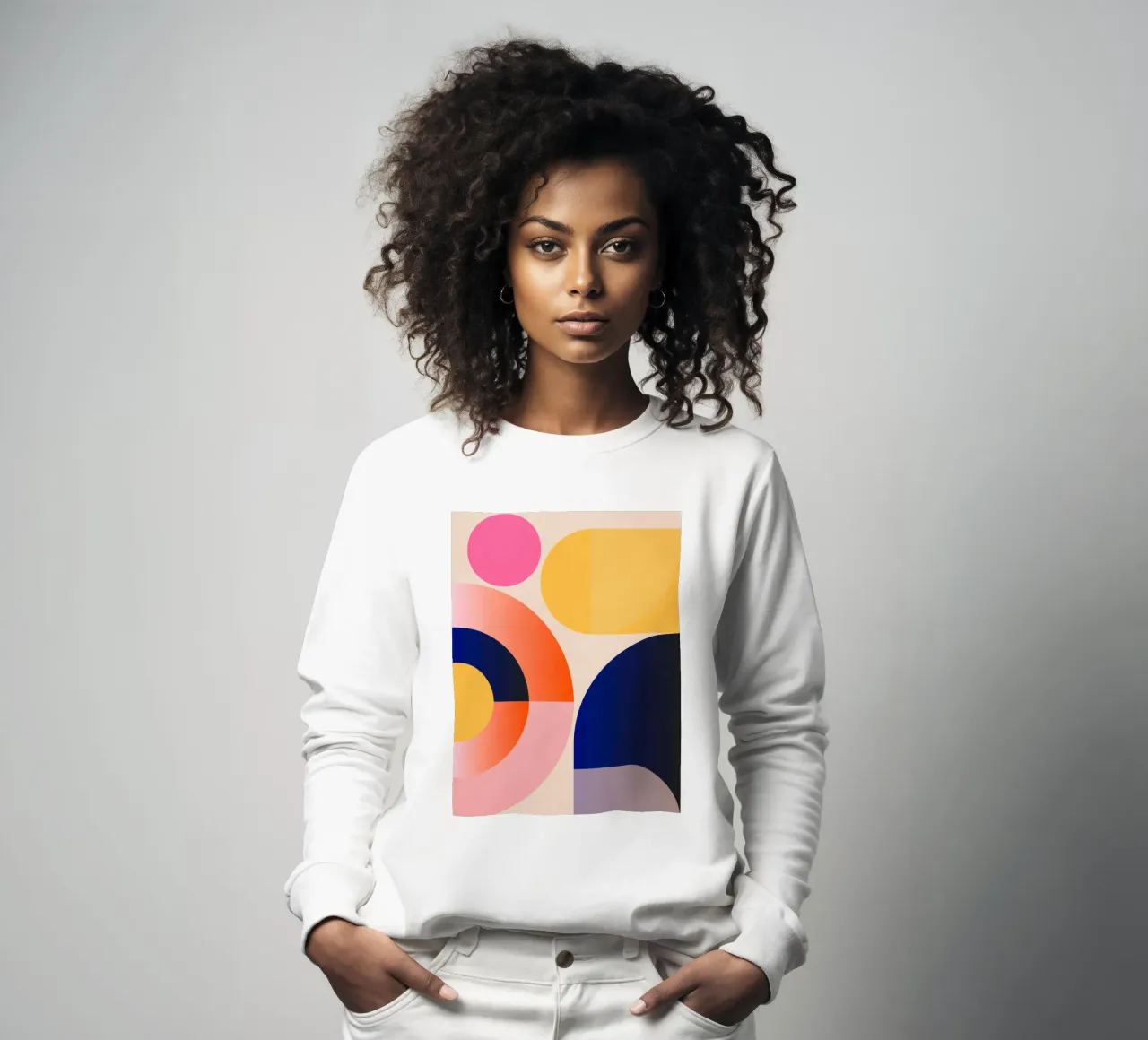 Forme geometriche astratte 219 felpa da Gaite