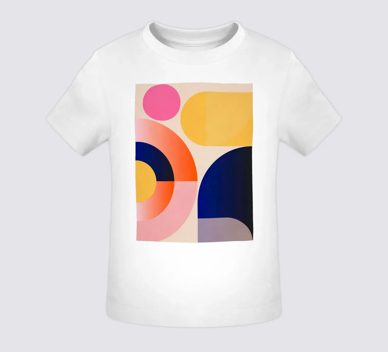 Abstract Geometric Shapes 219 baby t-shirt by Gaite