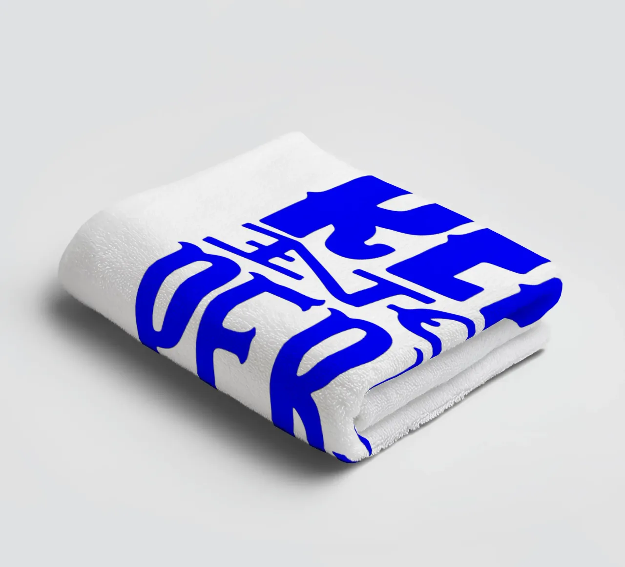 real nicht perfekt, nimm dir Zeit, motivierende Aussage quo Handtuch von The True Type
