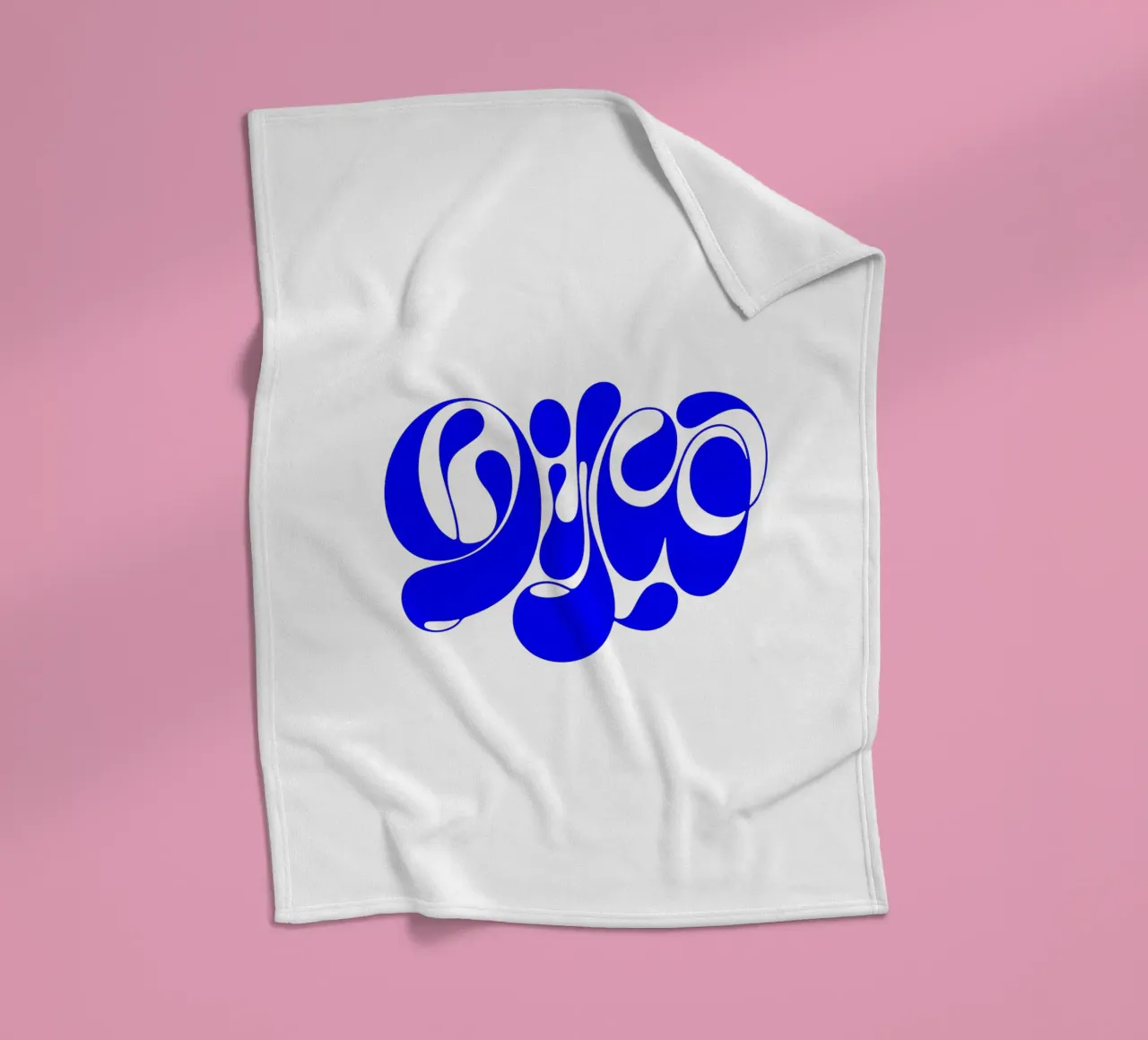 disco, motivational statement quote fleece blanket by The True Type