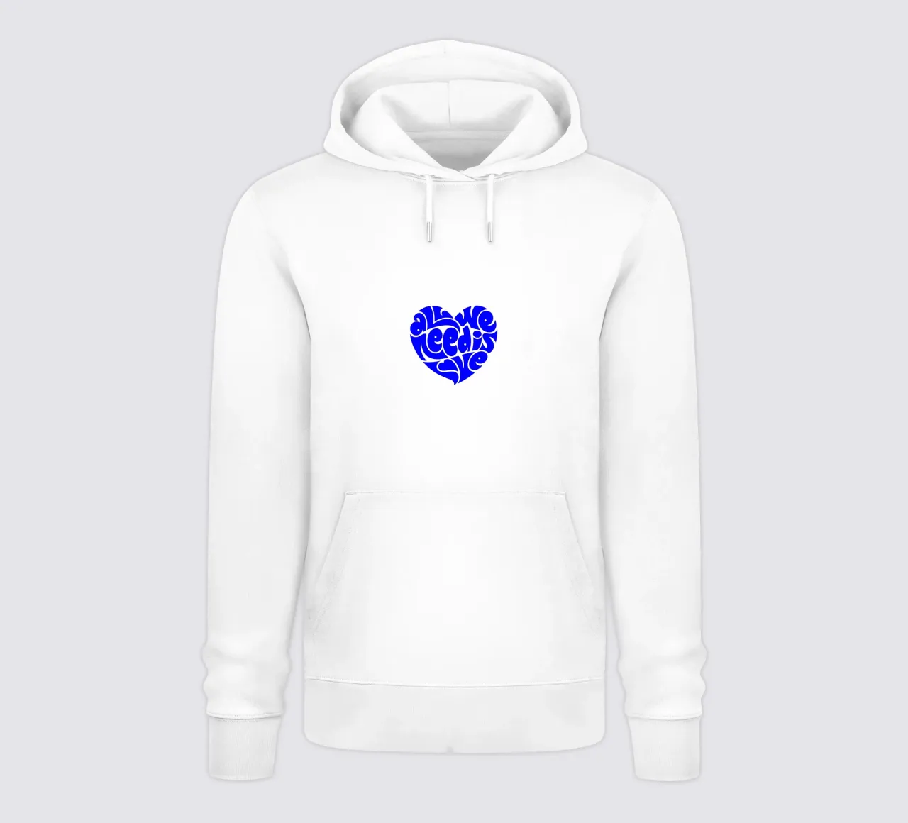 La vie de tous les jours est une affaire d'amour, citation d'une déclaration de motivation sweat à capuche de The True Type