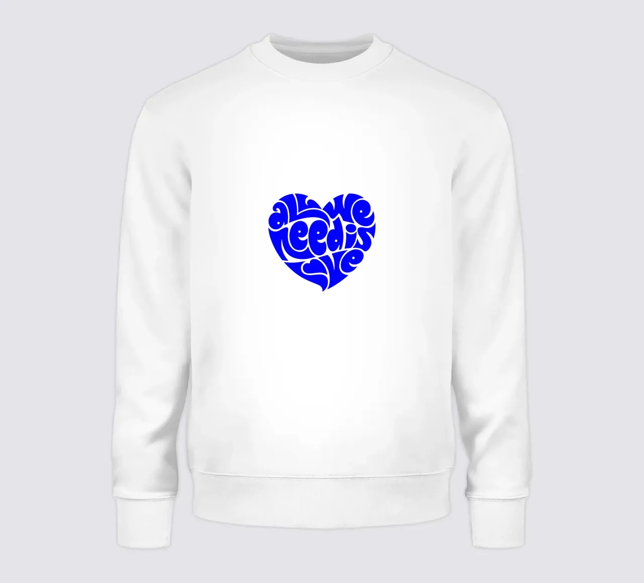 La vie de tous les jours est une affaire d'amour, citation d'une déclaration de motivation sweat de The True Type
