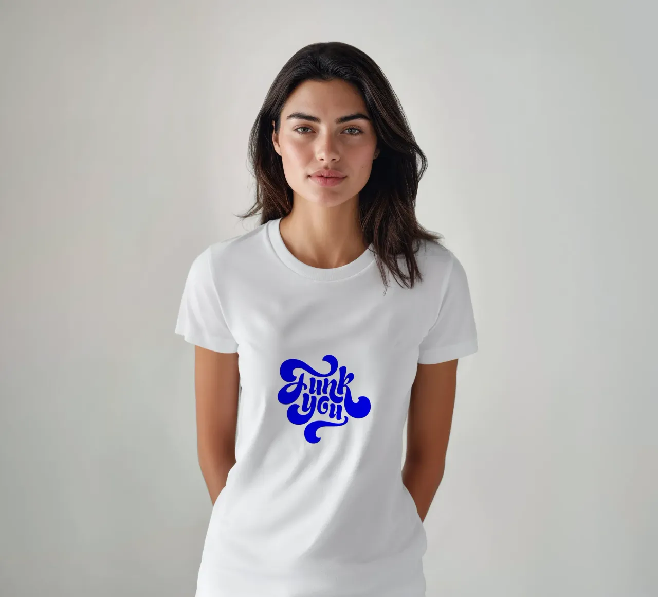 funk you, play on words, motivational statement quote t-shirt by The True Type