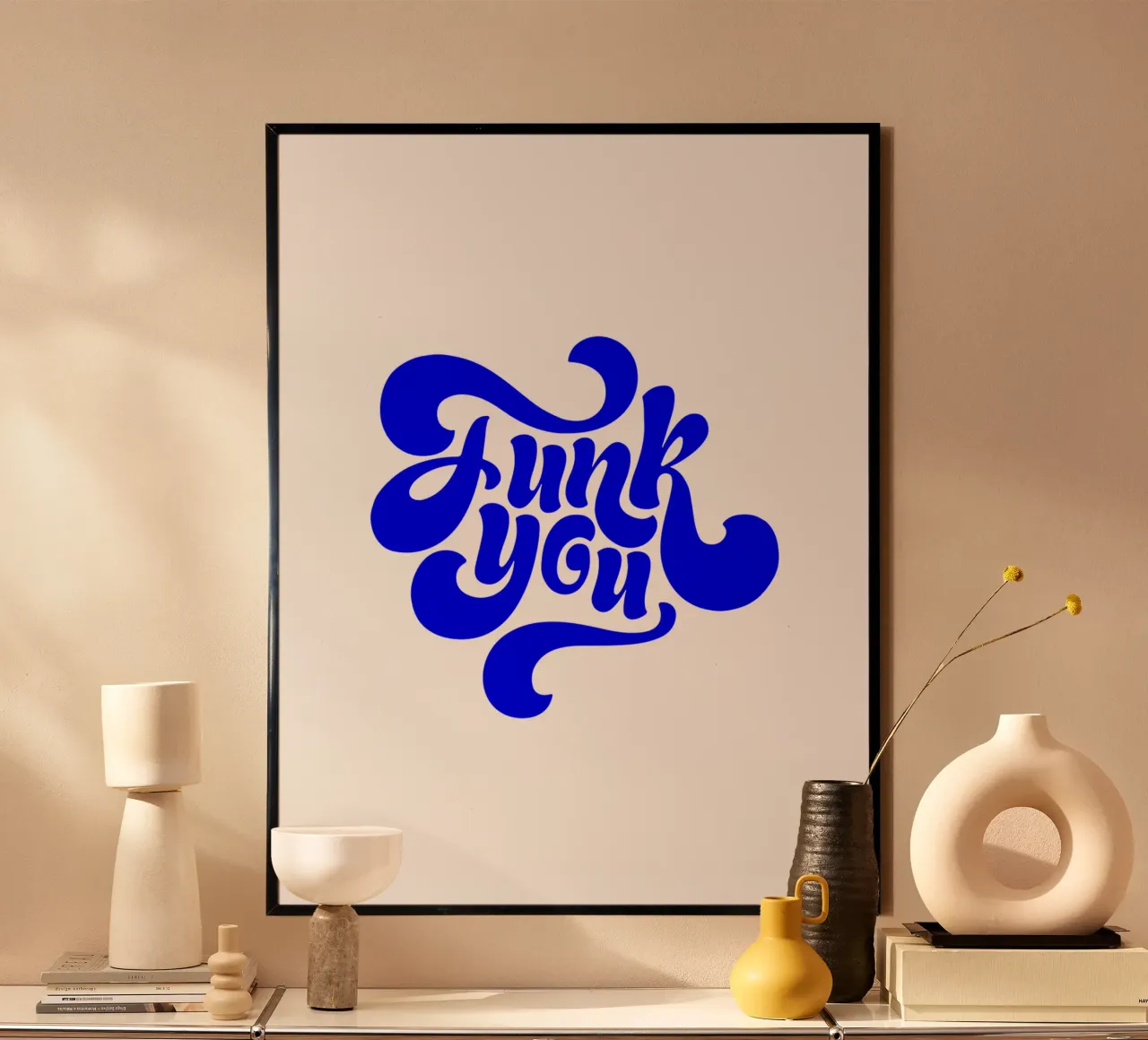 funk you, Wortspiel, motivierende Aussage Zitat Hahnemühle von The True Type