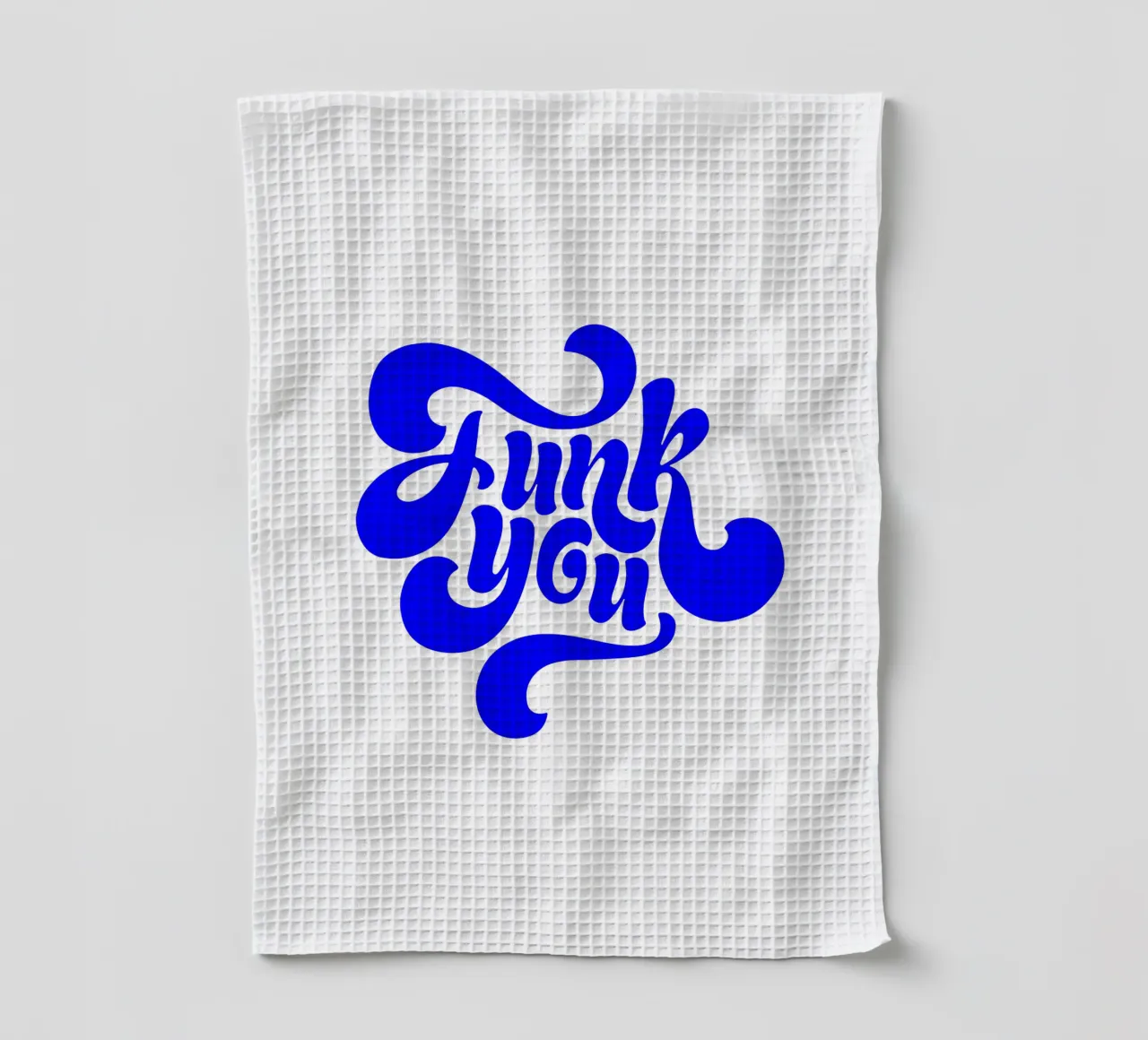 funk you, Wortspiel, motivierende Aussage Zitat Geschirrtuch von The True Type