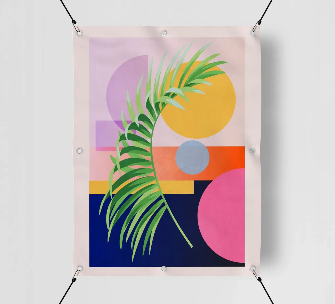 Geometria tropicale 39 telo in pvc da Gaite