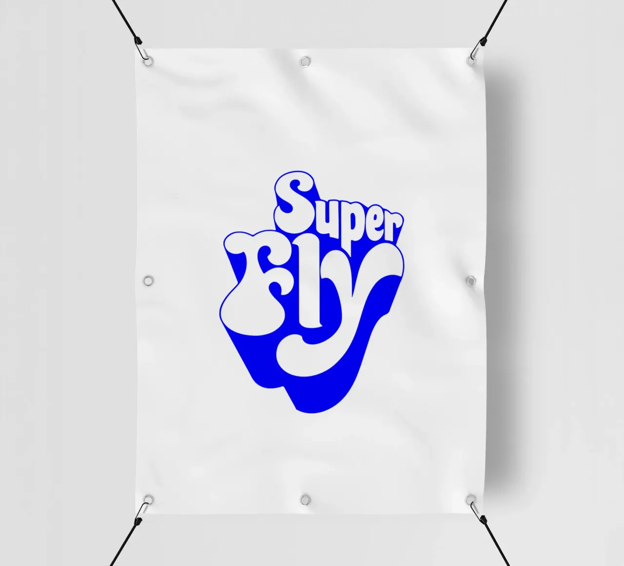 Superfliege, motivierende Aussage Zitat PVC Plane von The True Type