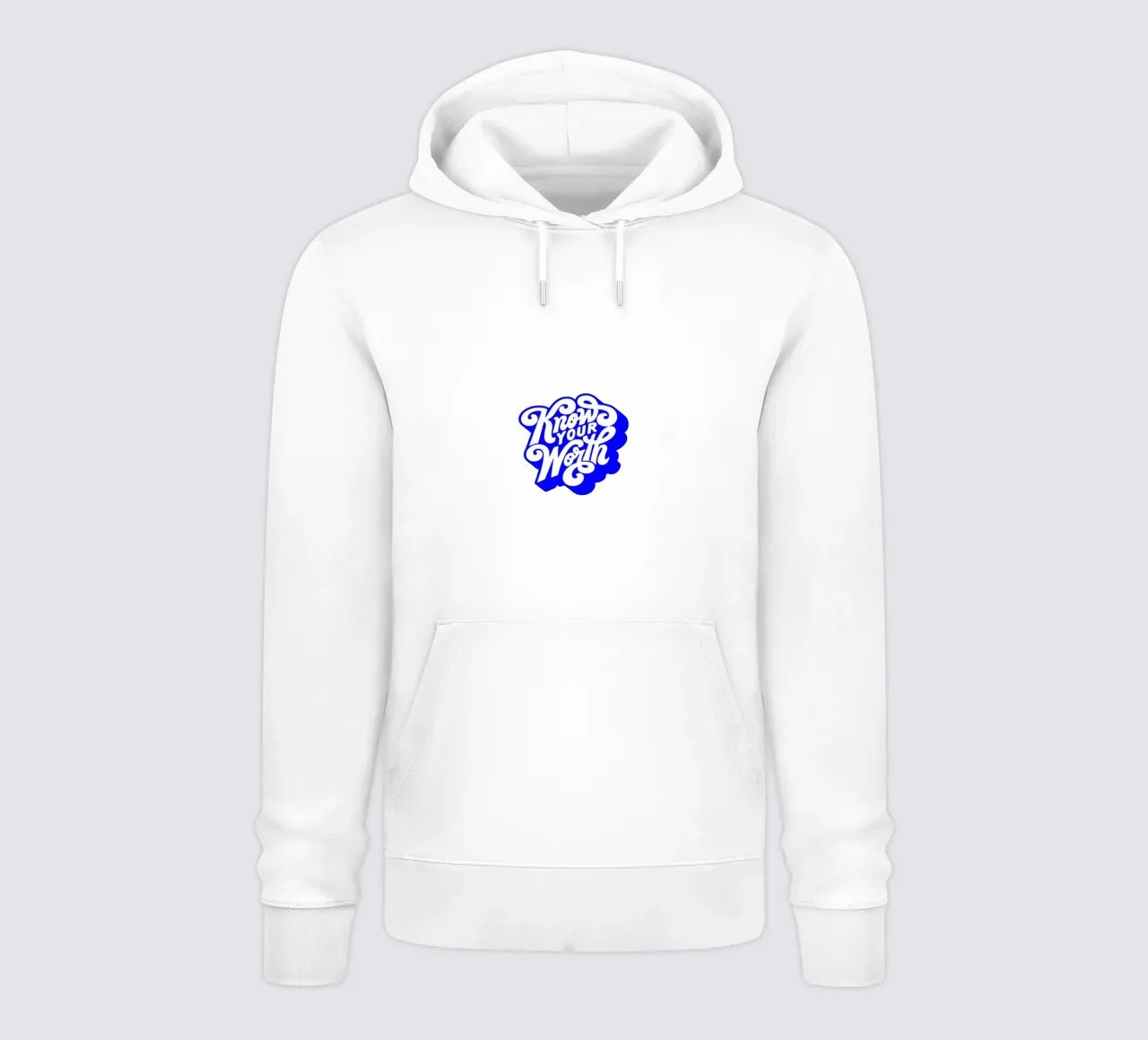 Connaître sa valeur, citation d'une déclaration de motivation sweat à capuche de The True Type