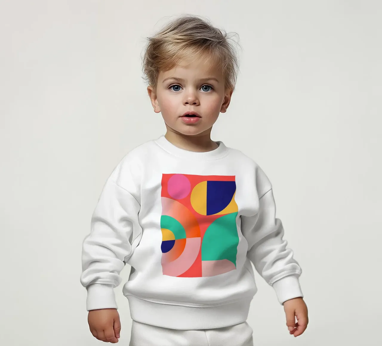 Forme geometriche astratte 218 felpa neonato da Gaite