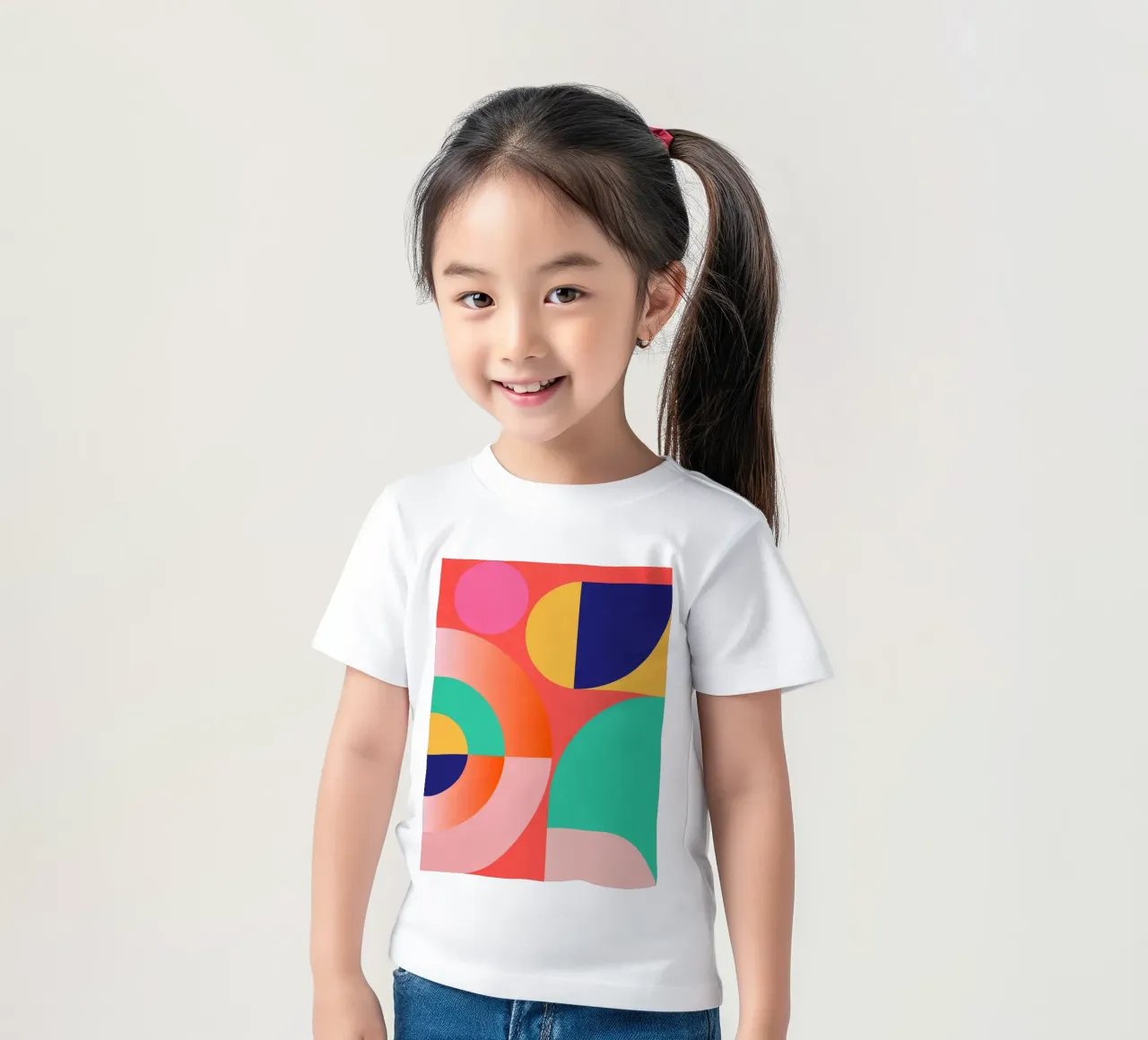 Abstract Geometric Shapes 218 kids t-shirt by Gaite