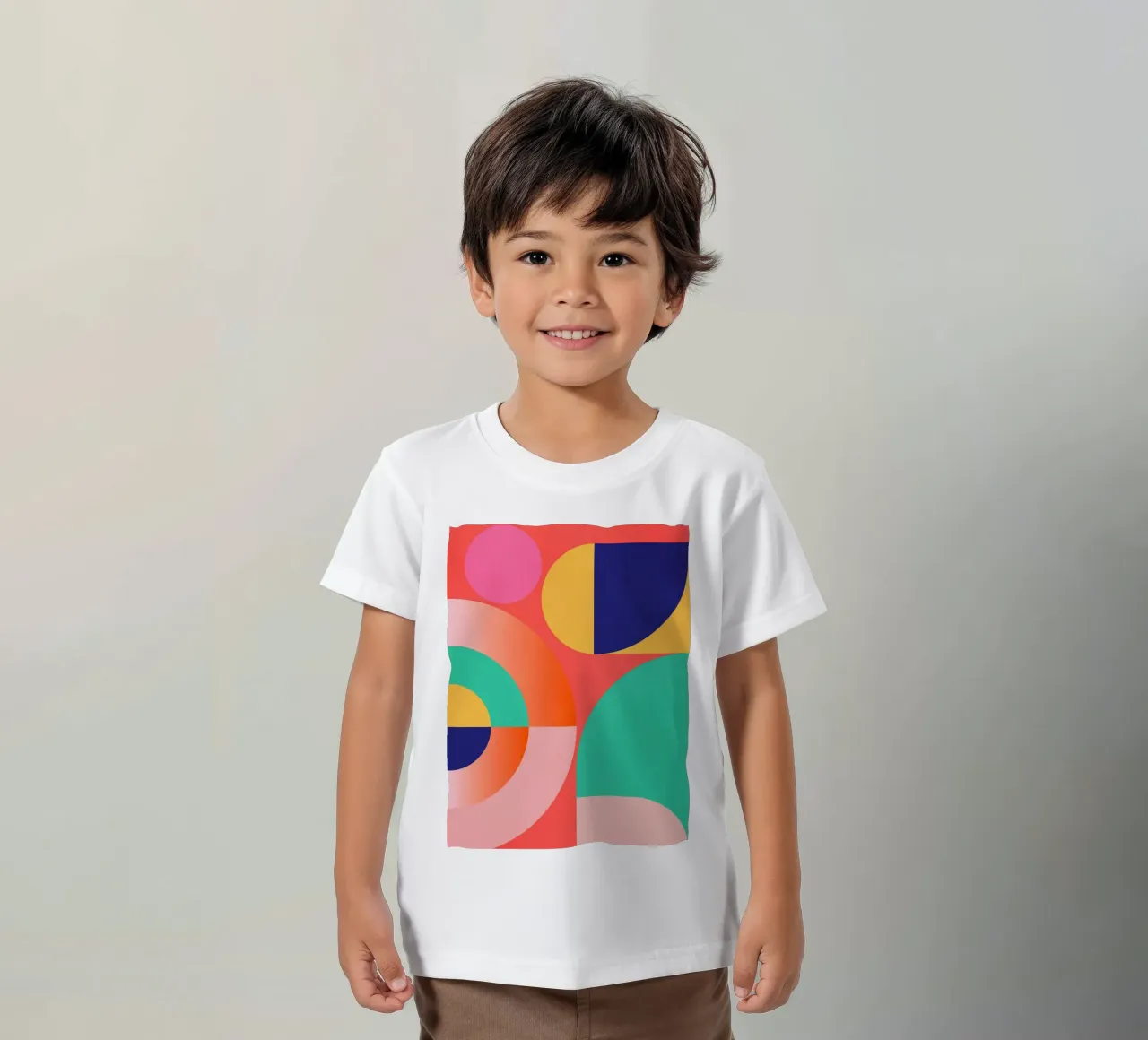 Abstract Geometric Shapes 218 kids t-shirt by Gaite