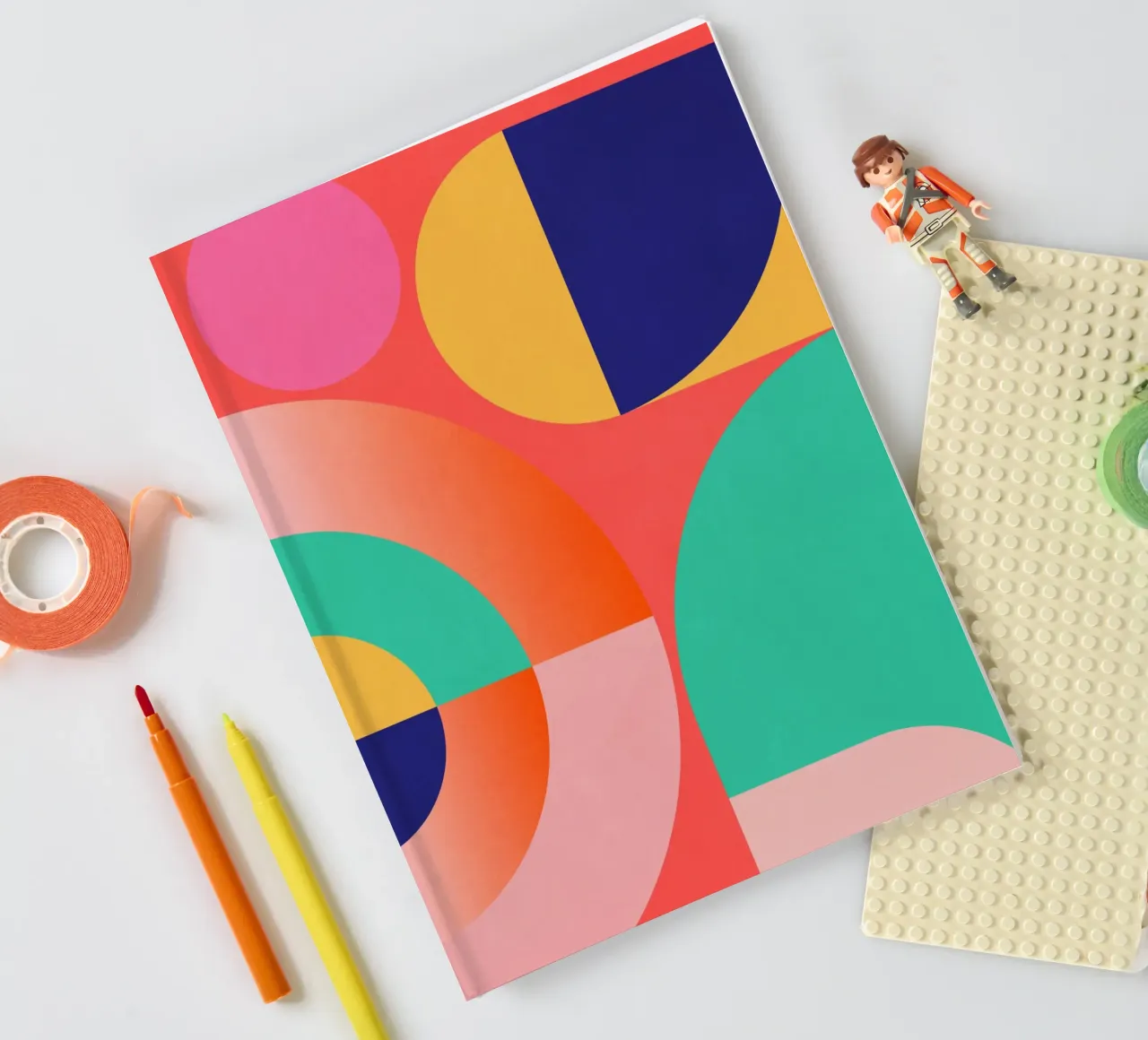 Abstract Geometric Shapes 218 notebook by Gaite