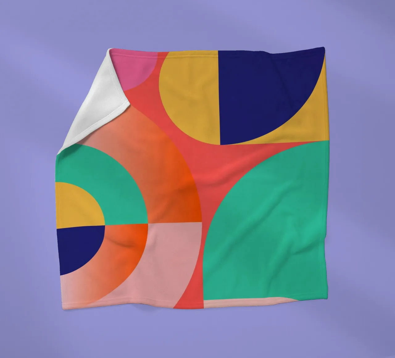 Forme geometriche astratte 218 coperta in pile da Gaite
