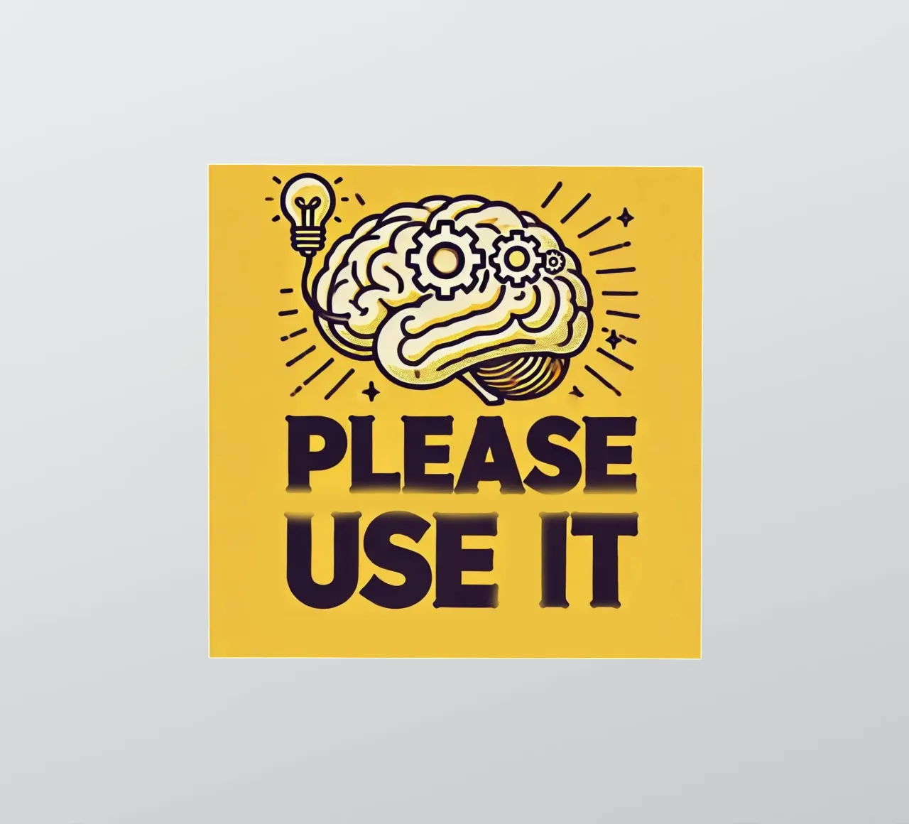 Think! sticker by Motivate-Today