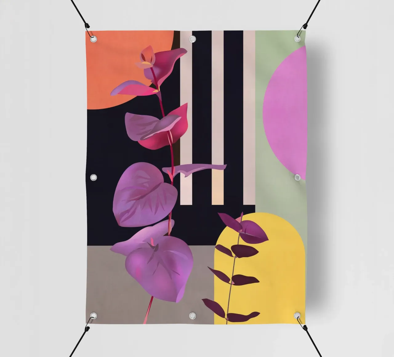 Geometria botanica 4 telo in pvc da Gaite