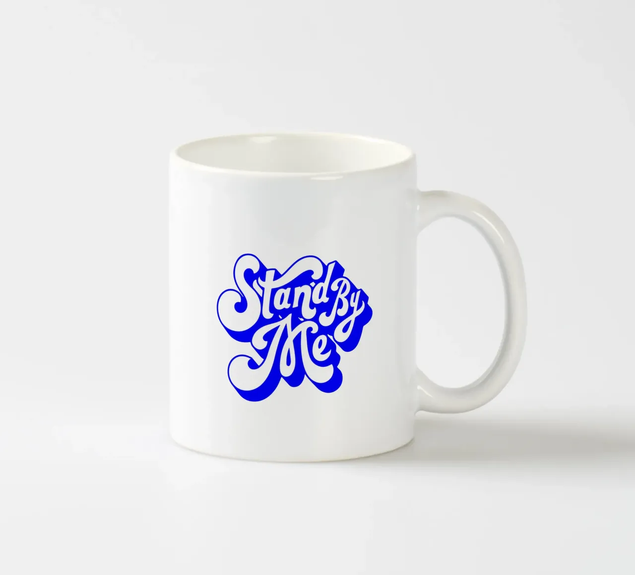 citation d'une déclaration de motivation, rester à mes côtés mug en céramique de The True Type