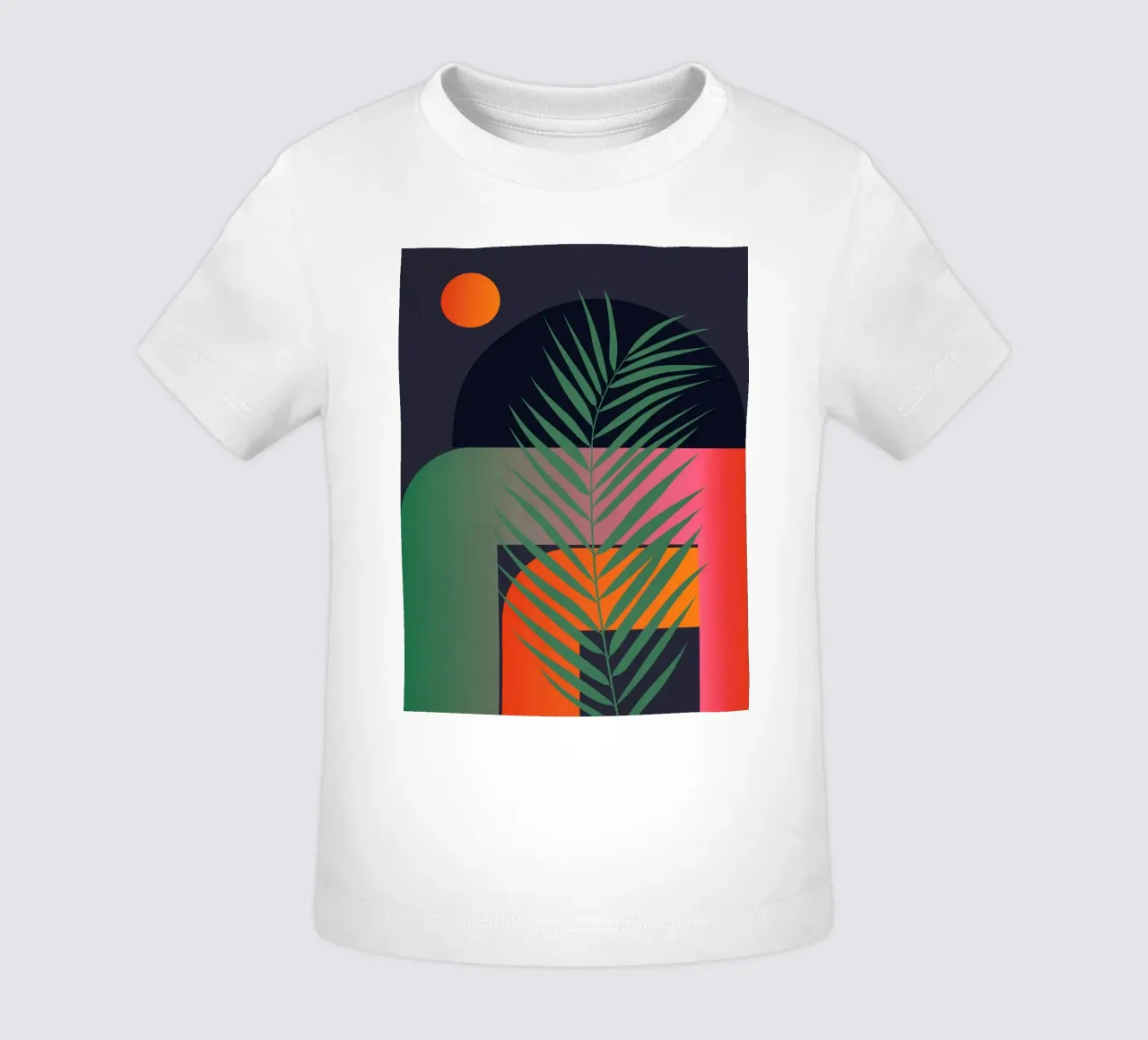 Geometria tropicale 41 maglietta neonato da Gaite