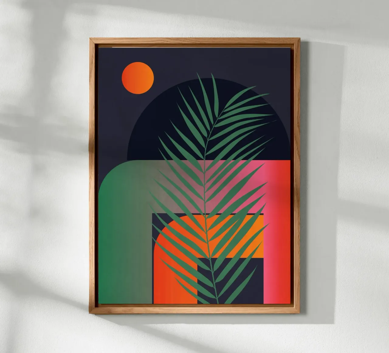 Geometria tropicale 41 alluminio dibond da Gaite