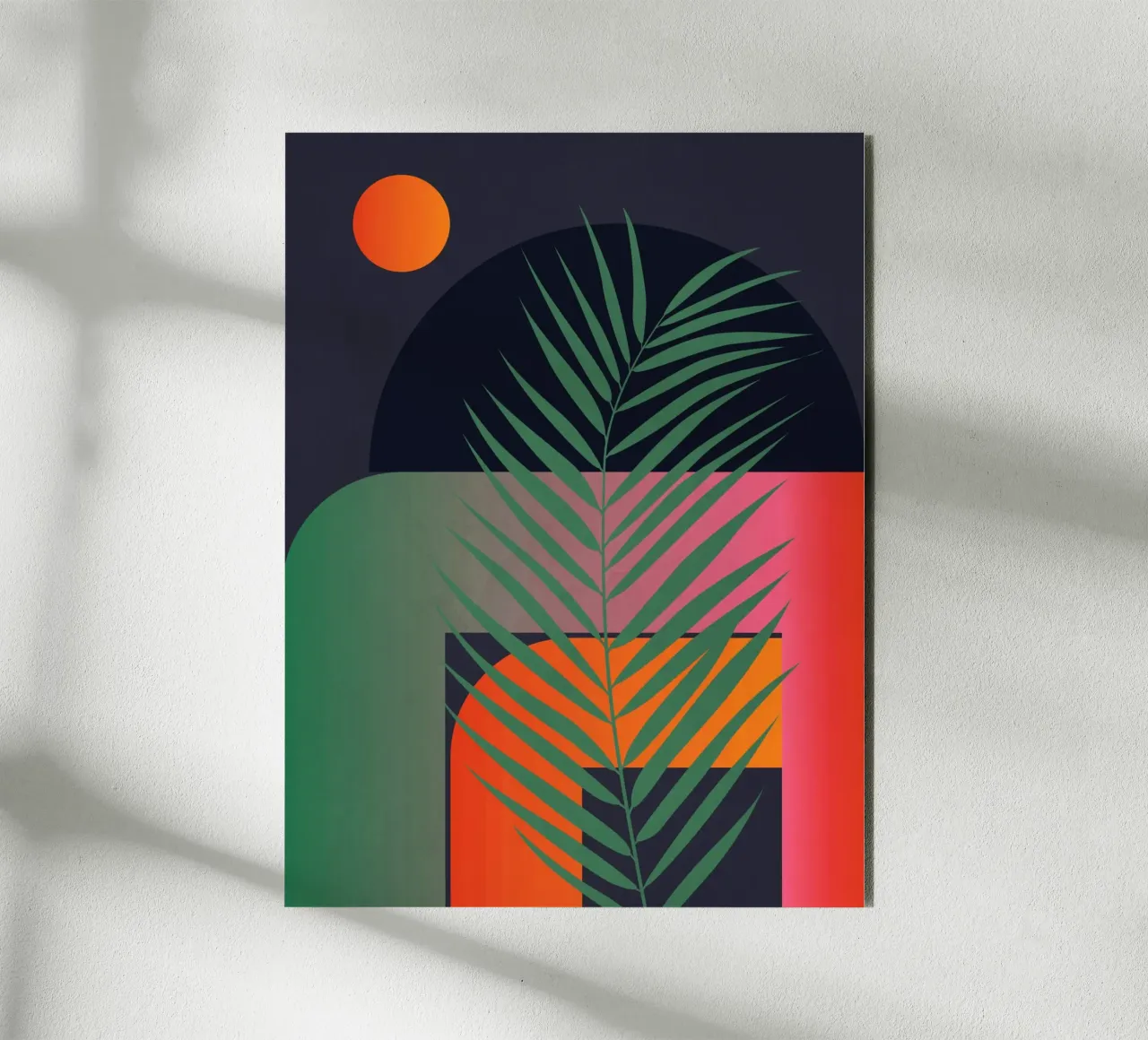 Geometria tropicale 41 alluminio dibond da Gaite