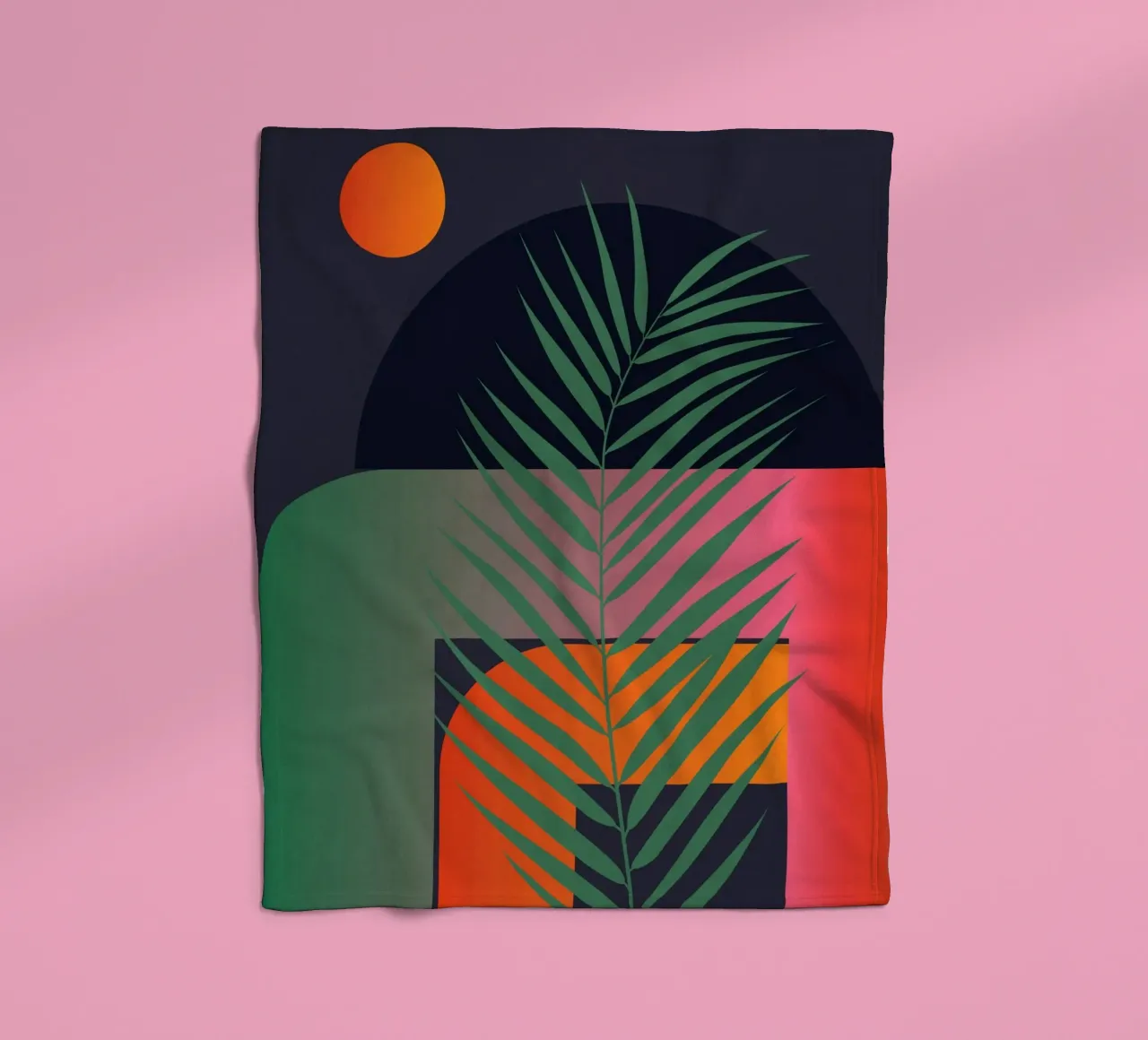 Geometria tropicale 41 coperta in pile da Gaite