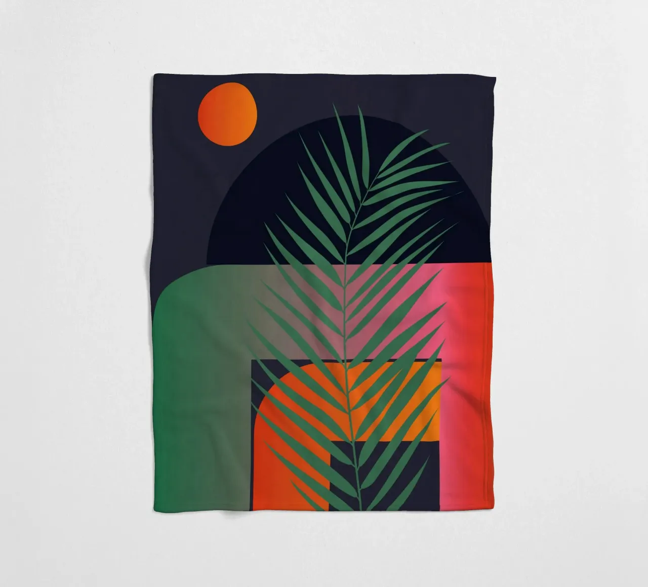 Geometria tropicale 41 coperta in pile da Gaite
