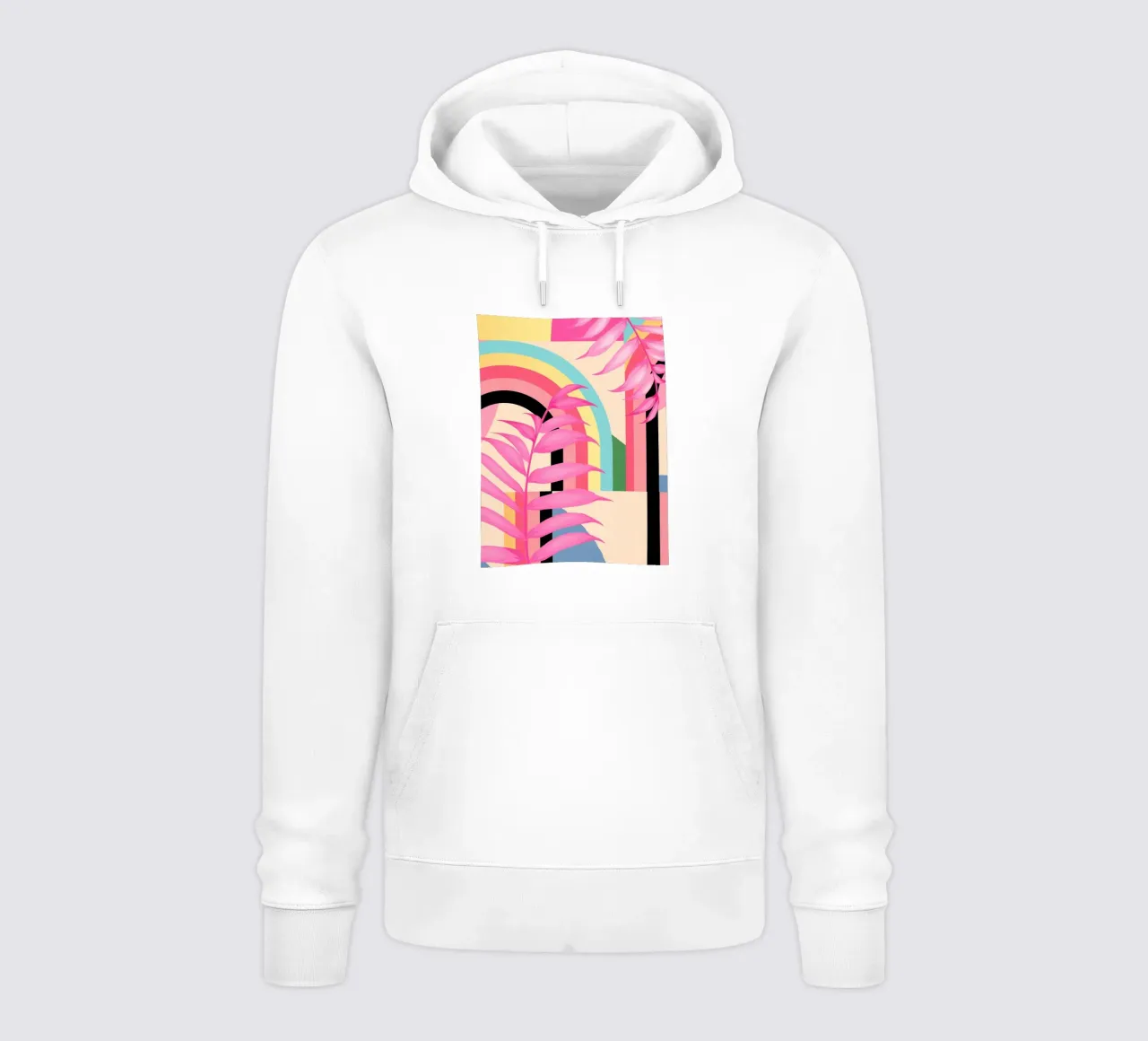 Geometria tropicale 42 felpa con cappuccio da Gaite