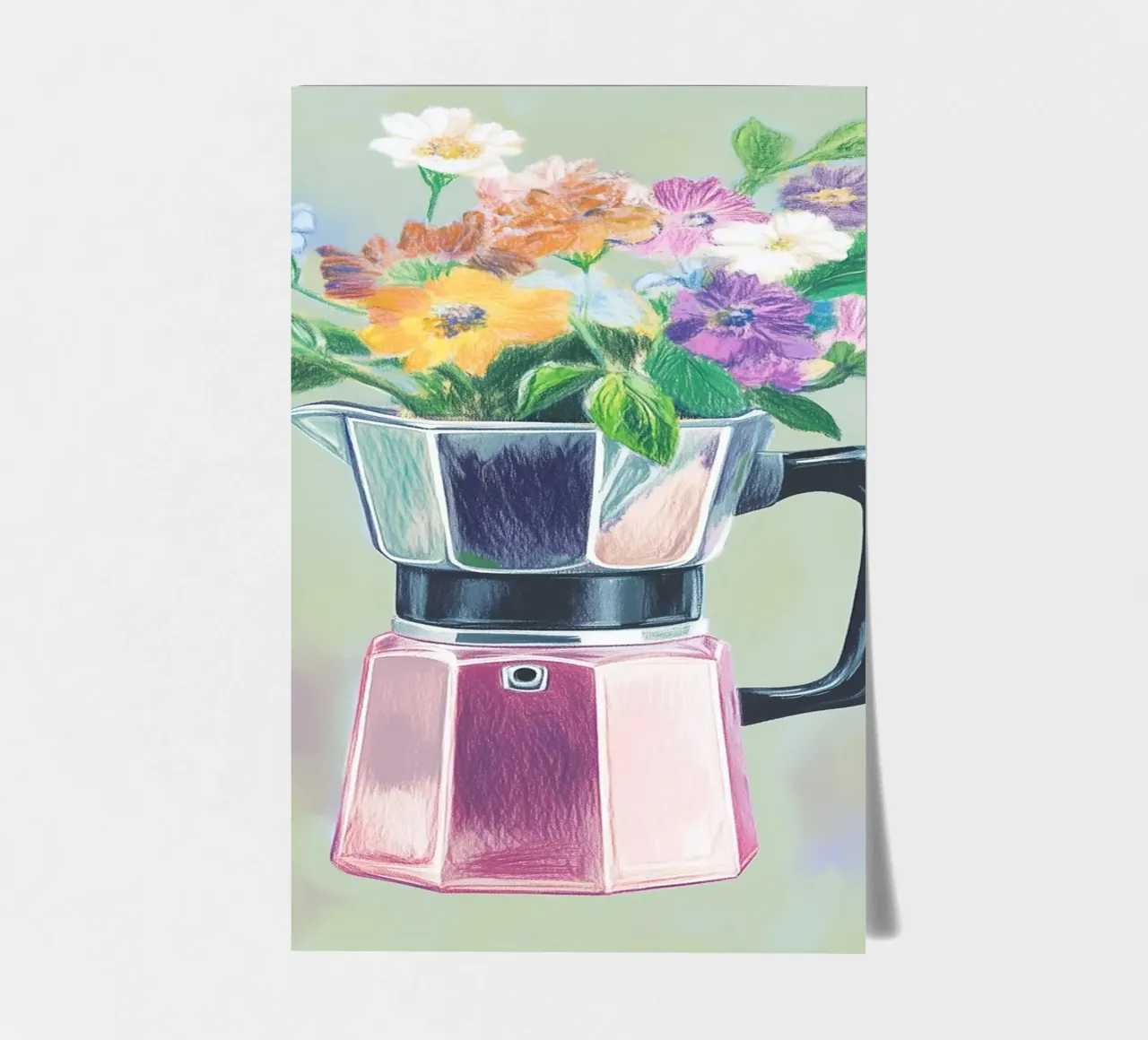 Espresso Blumenzauber foglio adesivo da Carinaprint