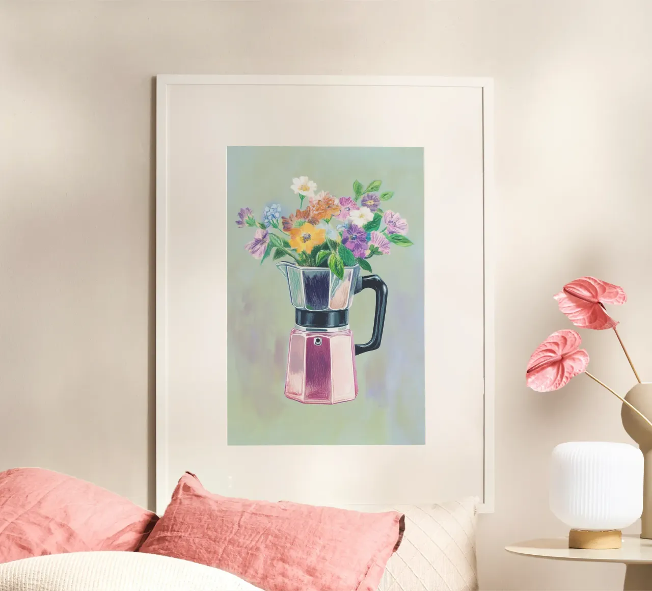 Espresso Blumenzauber carta hahnemühle da Carinaprint