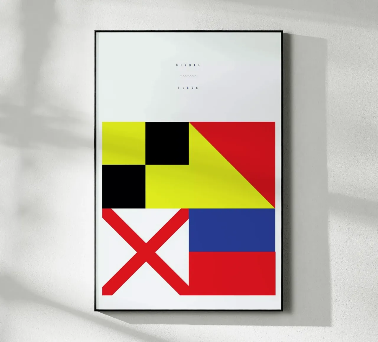 Signal Flags 2 plexiglass da Nick Barclay