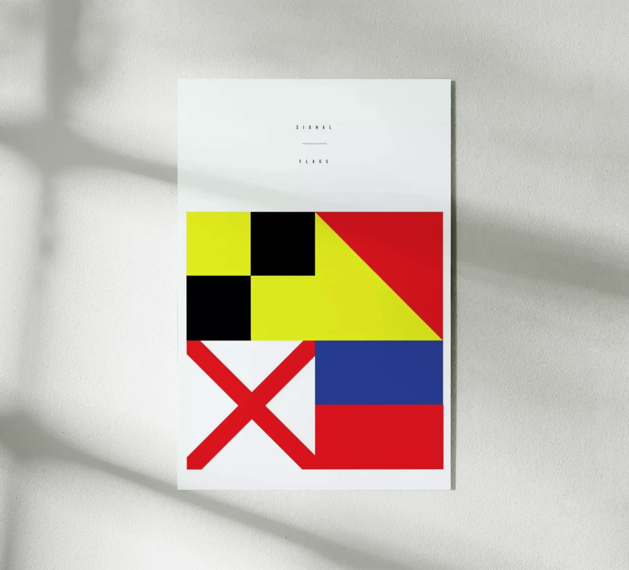 Signal Flags 2 plexiglass da Nick Barclay